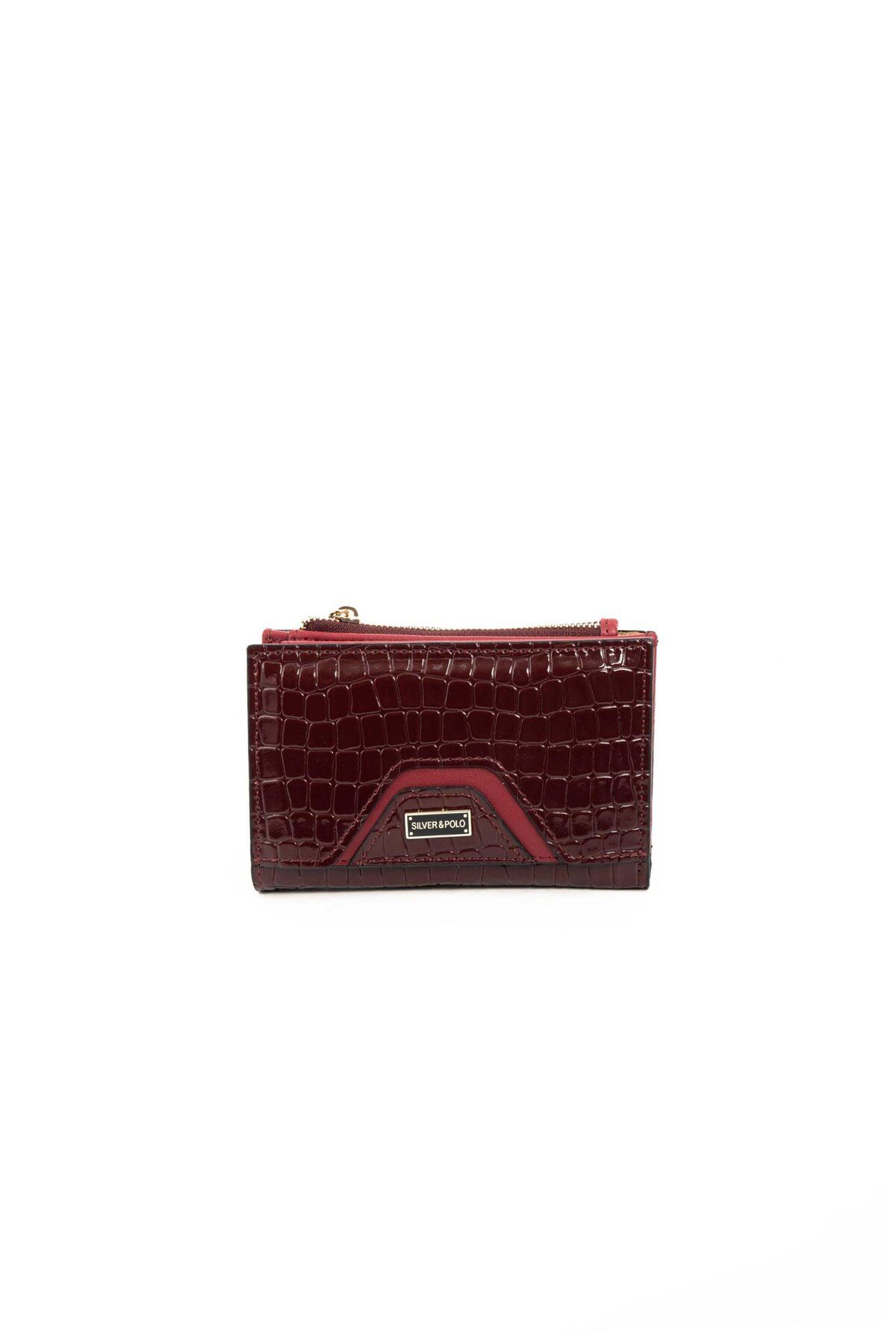 Silver Polo Silver & Polo Bordo SP1056 Kadın Cüzdan & Kartlık