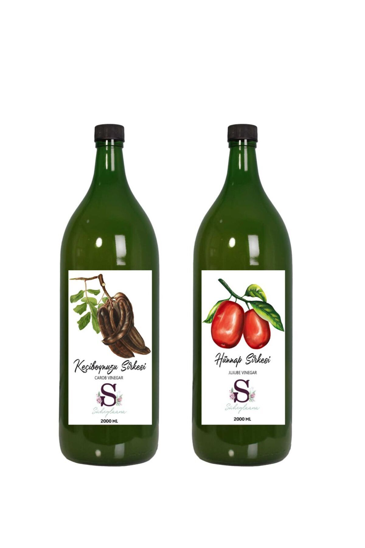 Süheylaana Doğal Keçiboynuzu Sirkesi 2000 Ml - Doğal Hünnap Sirkesi 2000 Ml