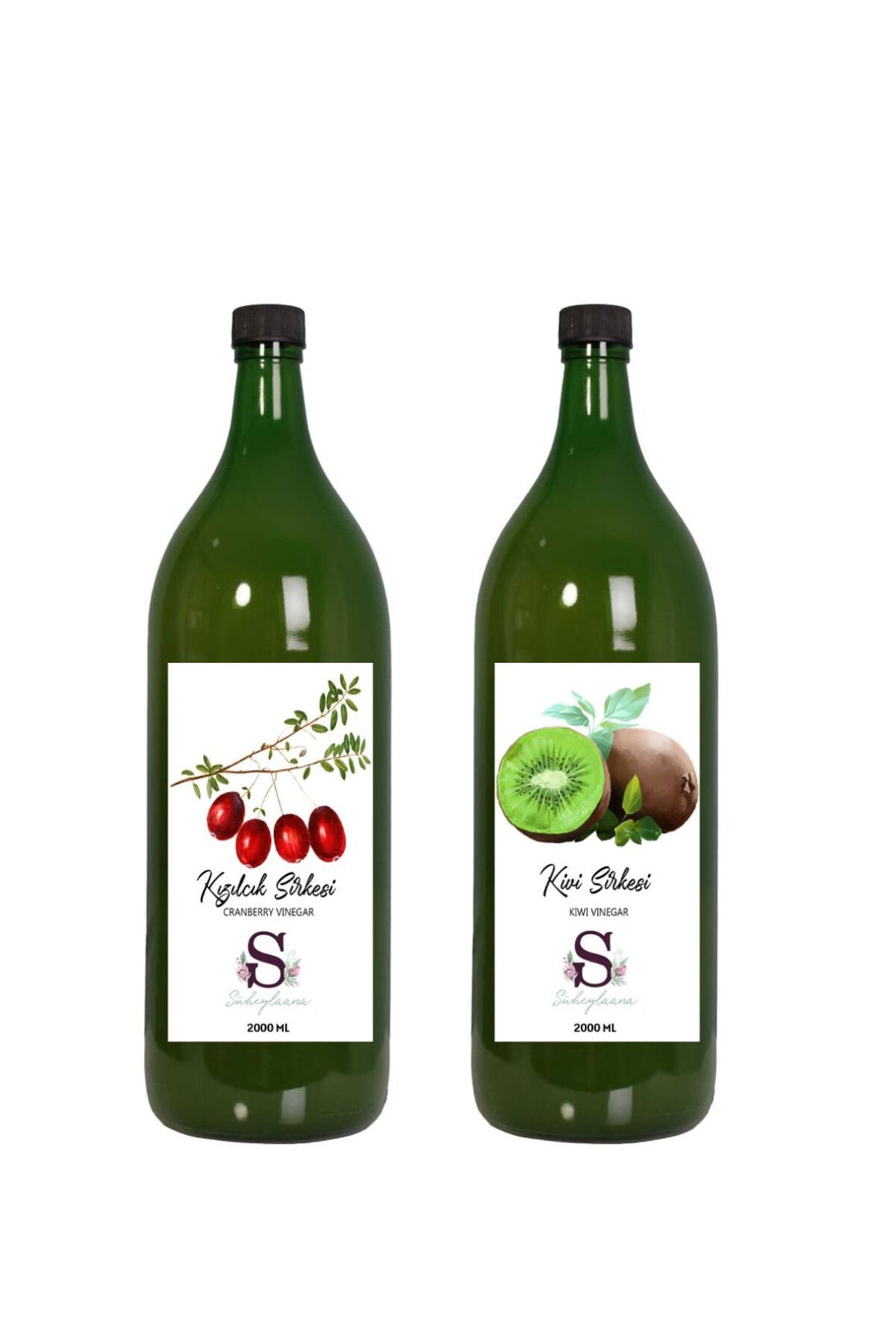 Süheylaana Doğal Kızılcık Sirkesi 2000 Ml - Doğal Kivi Sirkesi 2000 Ml