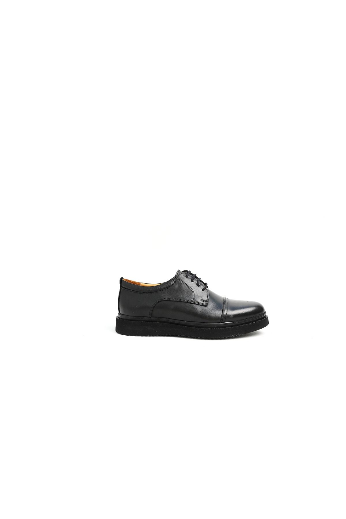 کفش های کلاسیک مردانه چرمی سیاه و سفید Greyybull Shoes