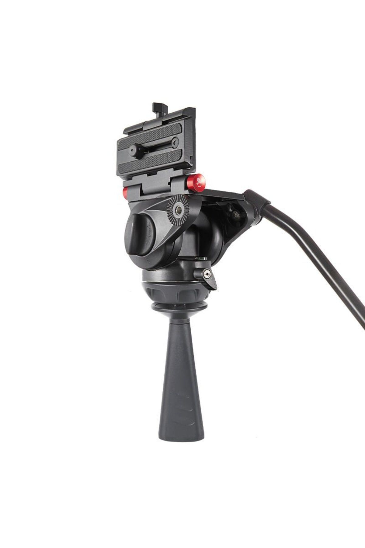 Miliboo MTT608A 196 cm Video Tripod + MYT802L Dikey Çekim Kafası