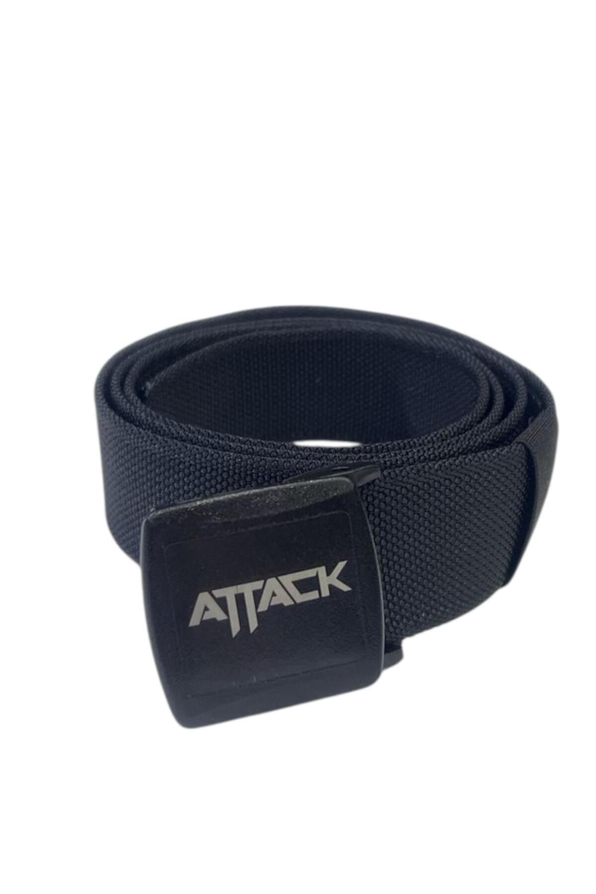 attack 125 cm Taktik Plastik Tokalı Kemer - Siyah Haki Bej Renk Seçenekli