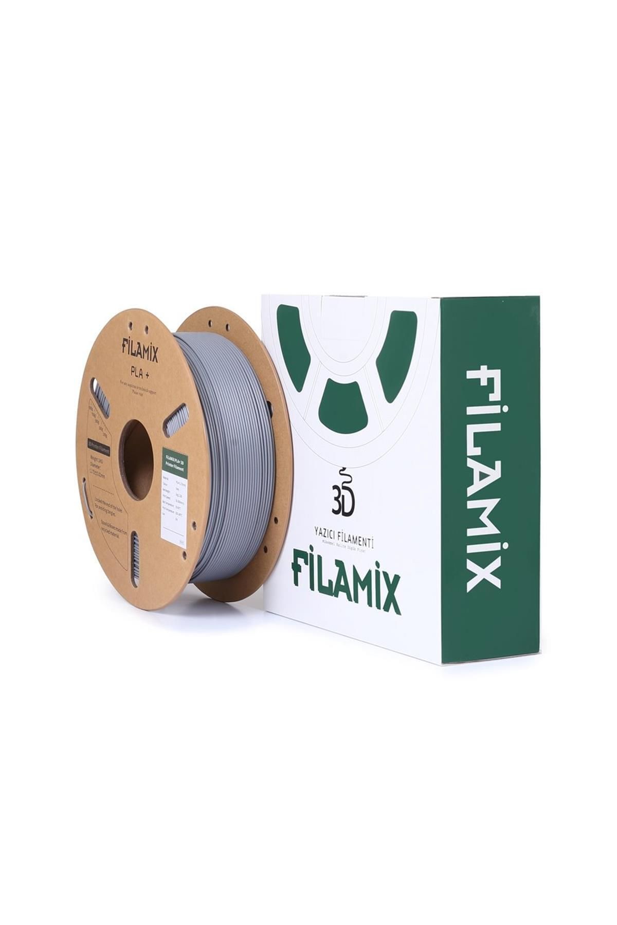 FİLAMİX Urhanshop Filamix Gri Filament Pla + 1.75mm 1 Kg