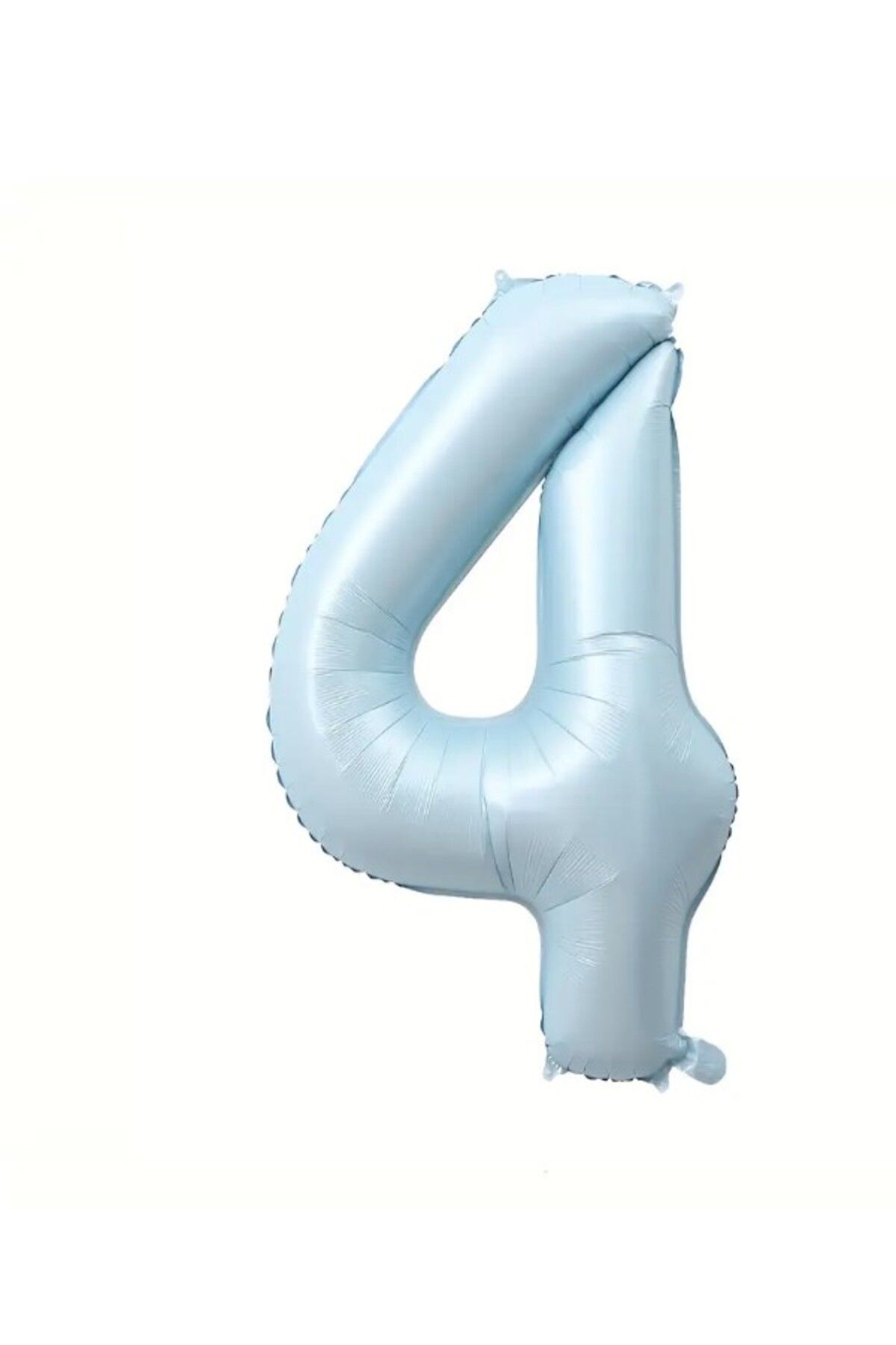 party mix Soft Mavi Rakam Folyo Balon 70 cm | Erkek Bebek & Doğum Günü Süsü | Pastel renk balon