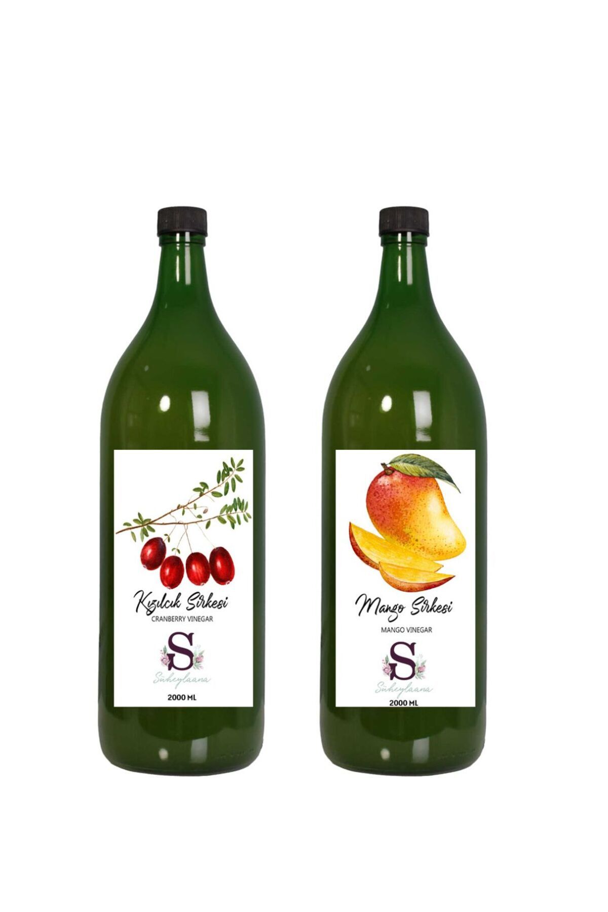 Süheylaana Doğal Kızılcık Sirkesi 2000 Ml - Doğal Mango Sirkesi 2000 Ml