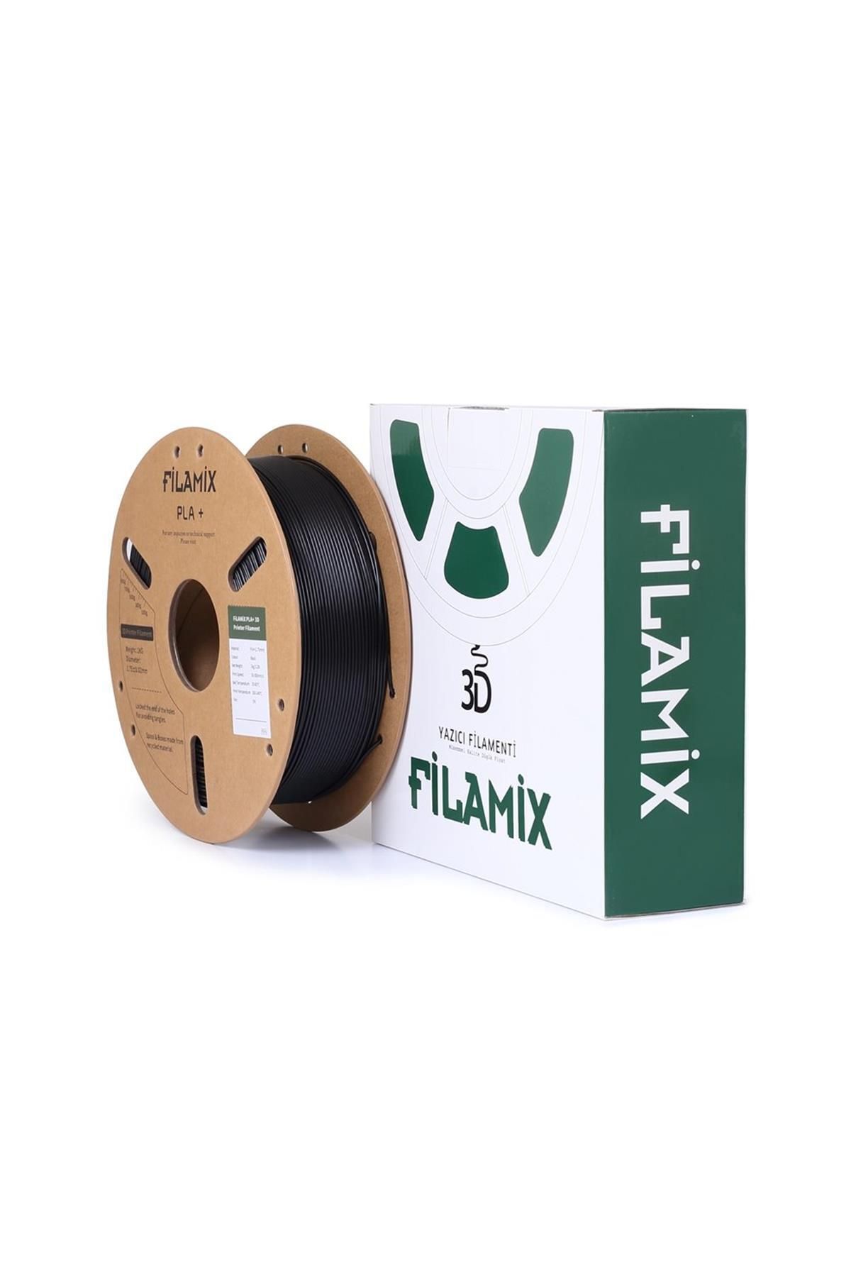 FİLAMİX Urhanshop Filamix Siyah Filament Pla + 1.75mm 1 Kg