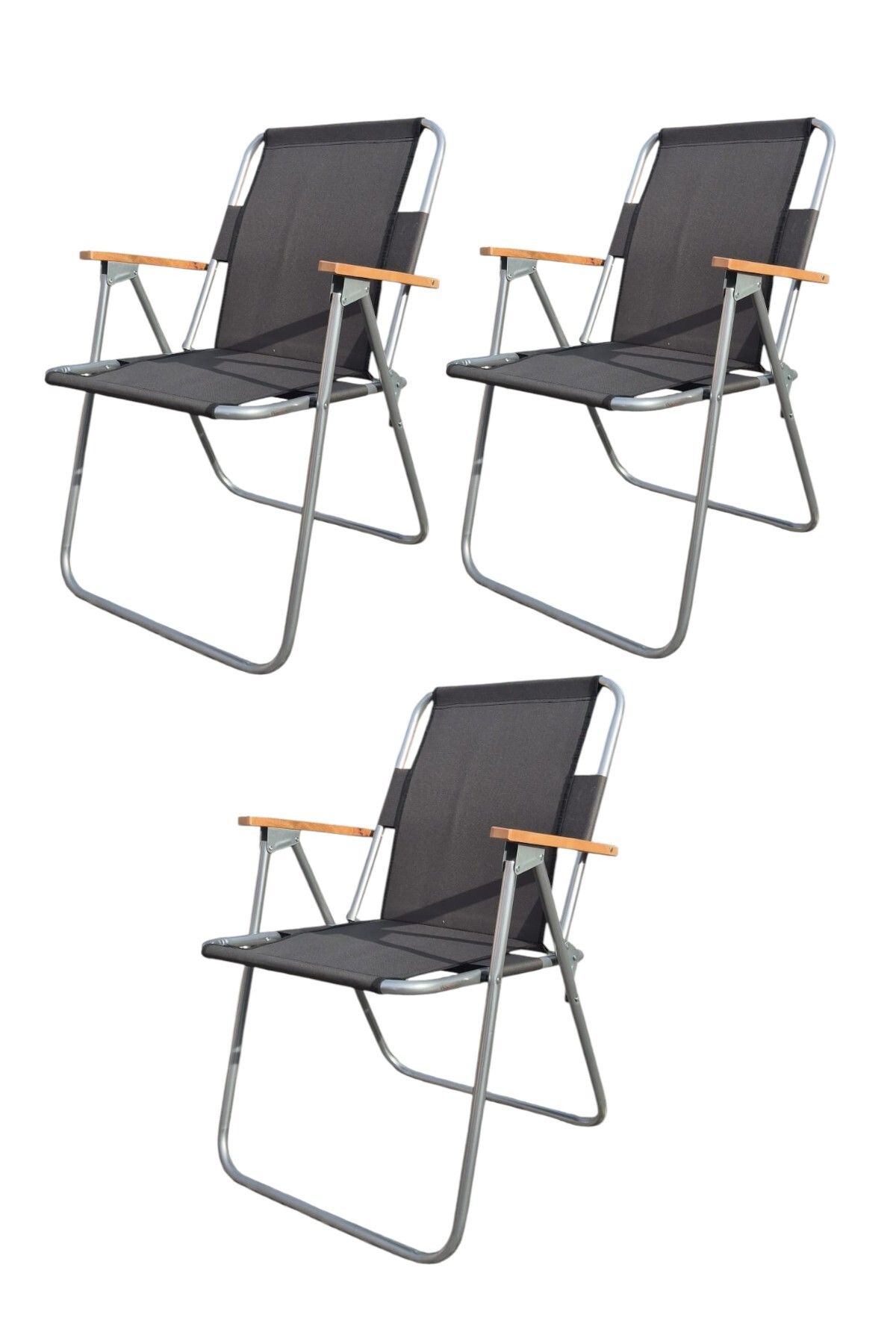 Lider MAGNESİA Kamp Sandalyesi 3'lü Set