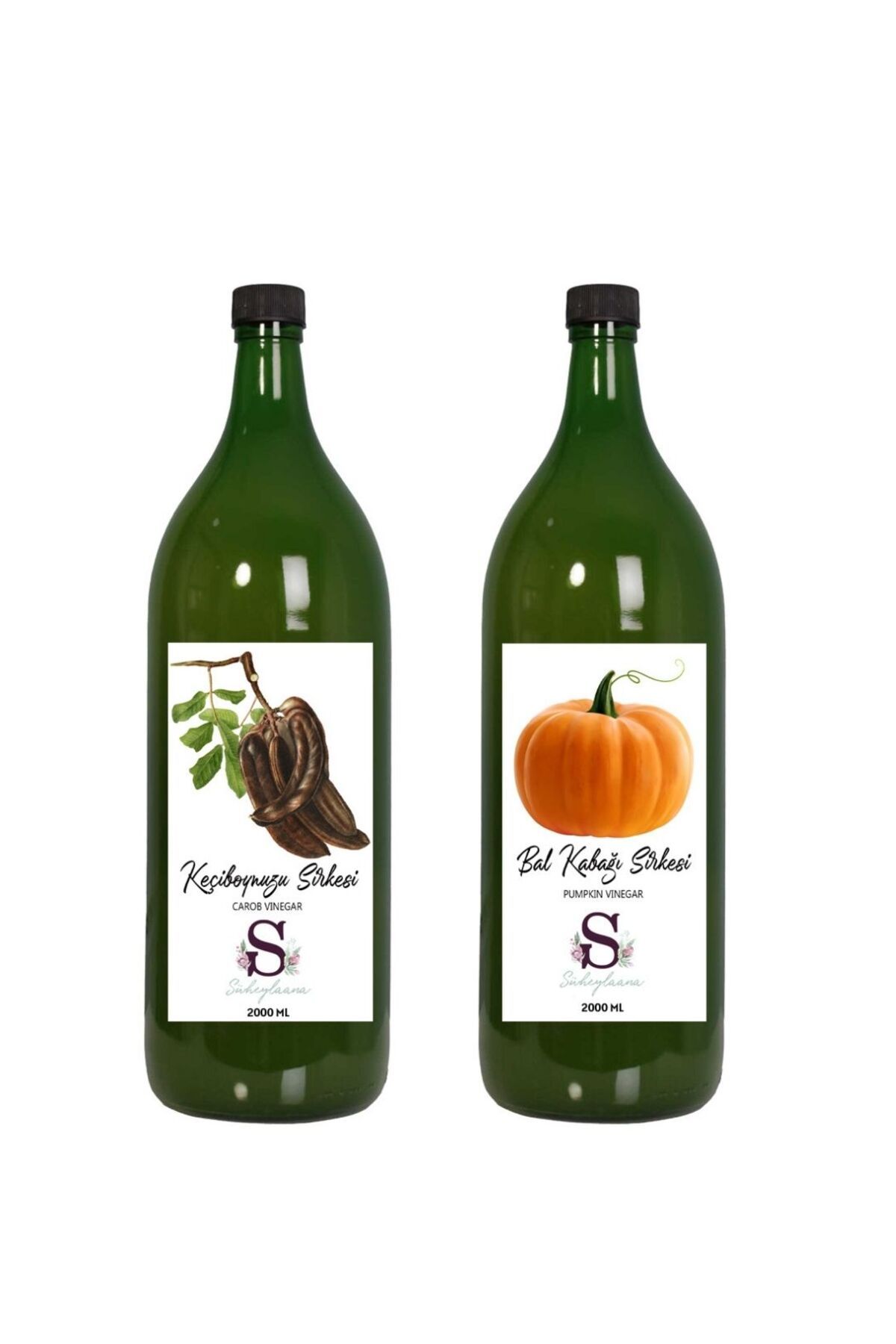 Süheylaana Doğal Keçiboynuzu Sirkesi 2000 Ml - Doğal Bal Kabağı Sirkesi 2000 Ml
