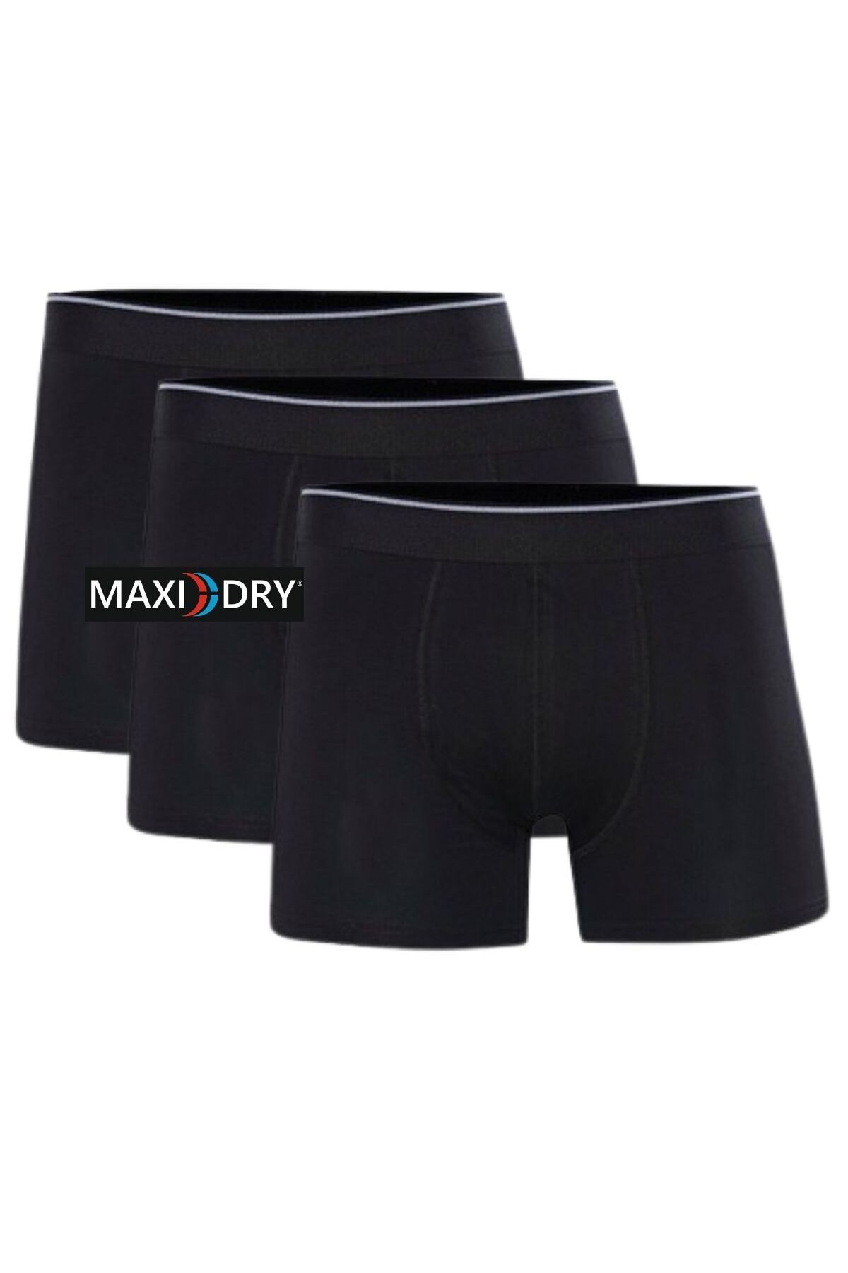 MAXI DRY 3'lü Aşırı Terleme Karşıtı Erkek Boxer, Çift Katmanlı, Sızdırmaz