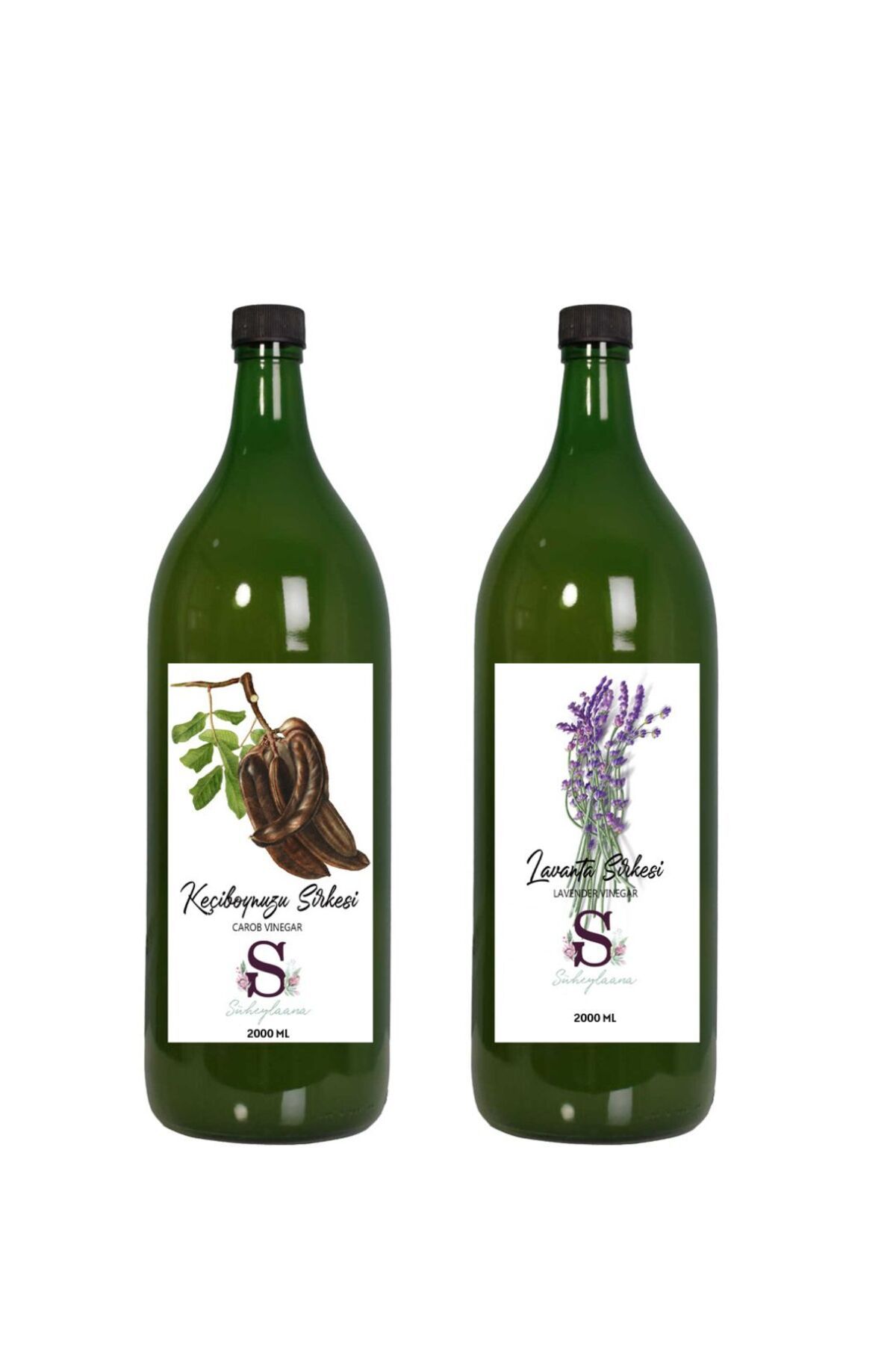 Süheylaana Doğal Keçiboynuzu Sirkesi 2000 Ml - Doğal Lavanta Sirkesi 2000 Ml