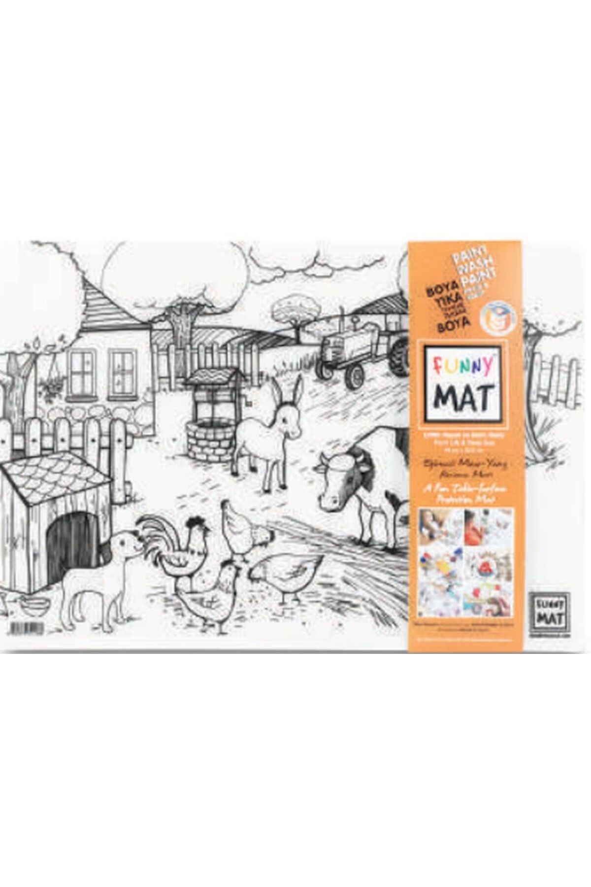 Destek Yayınları Funny Mat Çiftlik Ve Derin Deniz 335 x 48 cm