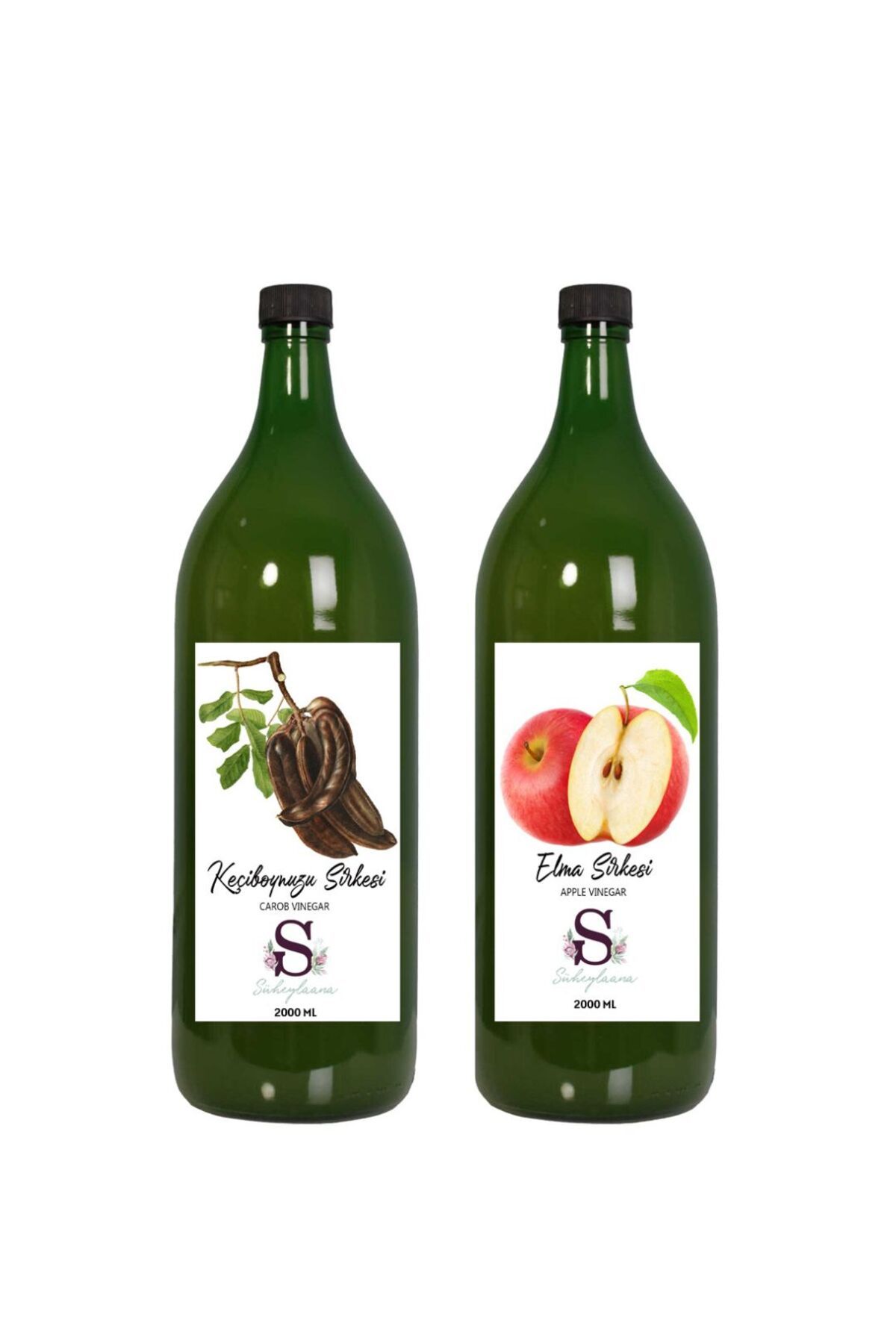 Süheylaana Doğal Keçiboynuzu Sirkesi 2000 Ml - Doğal Elma Sirkesi 2000 Ml