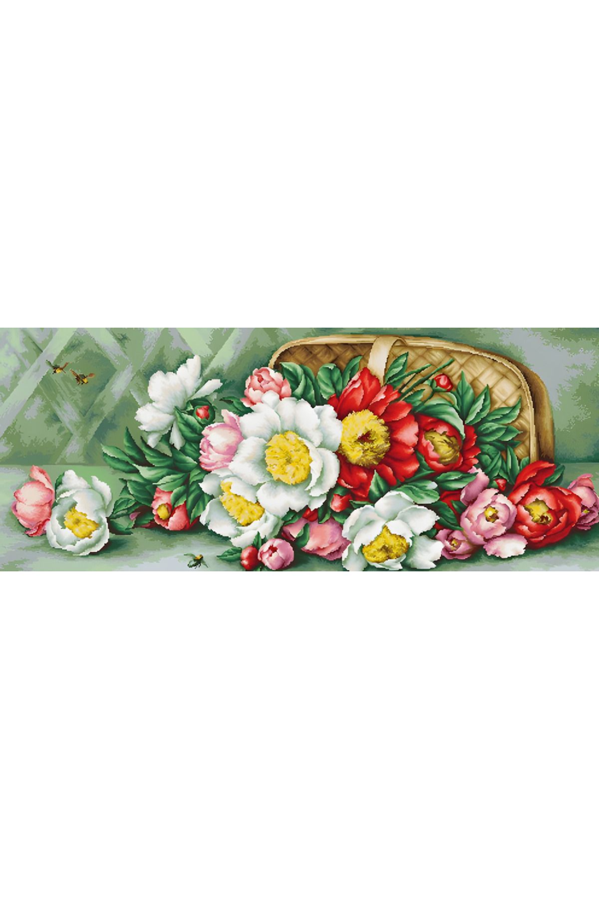 EleganTShoP Luca-S Kanaviçe Etamin Kiti (iplik, iğne, kumaş) 72*31 cm B504