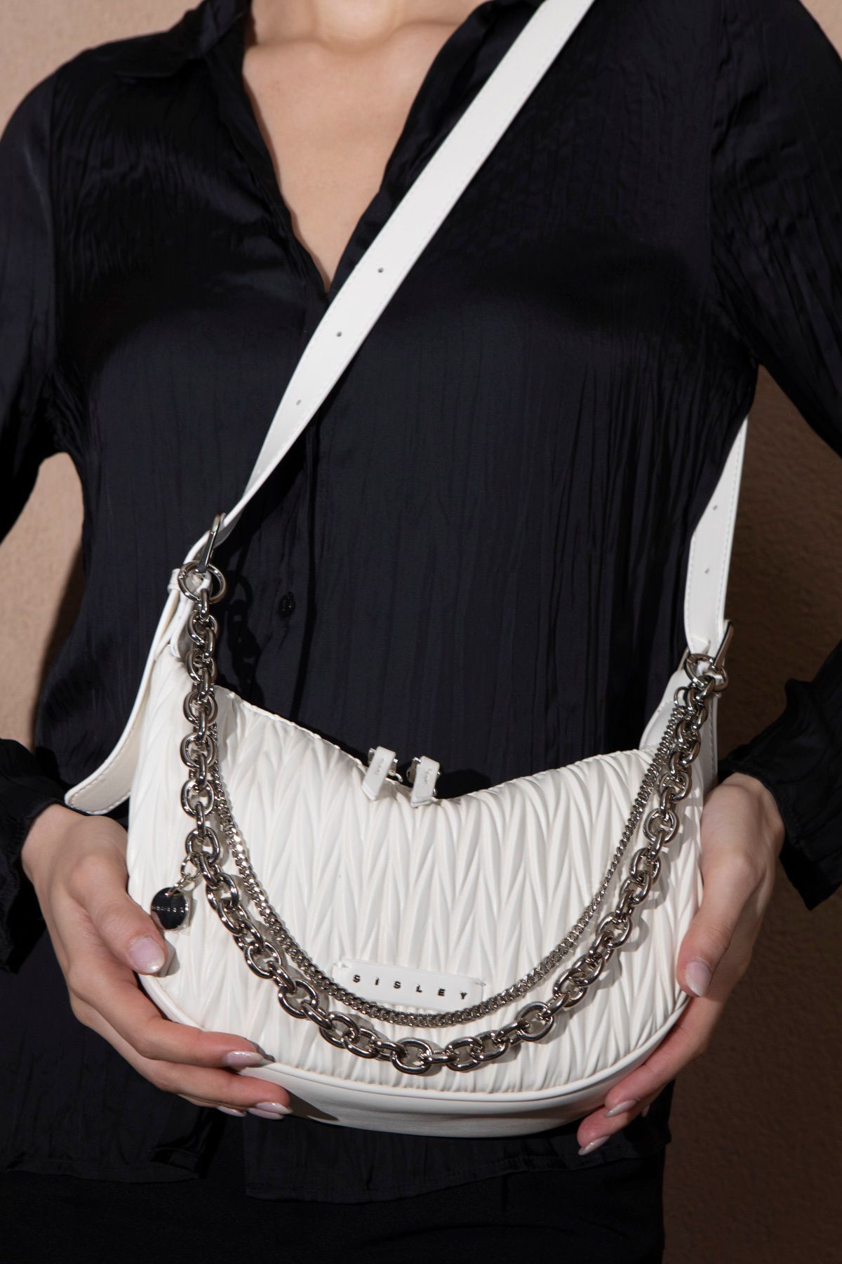 Sisley SİSLEY KADIN KOL ÇANTASI SLY_203 STD Beyaz