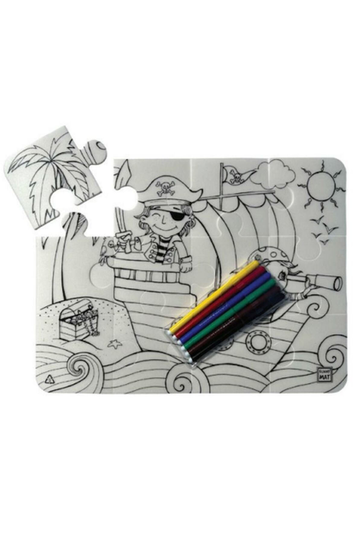 Destek Yayınları Funny Mat Korsan Adası 30 X 40 Cm