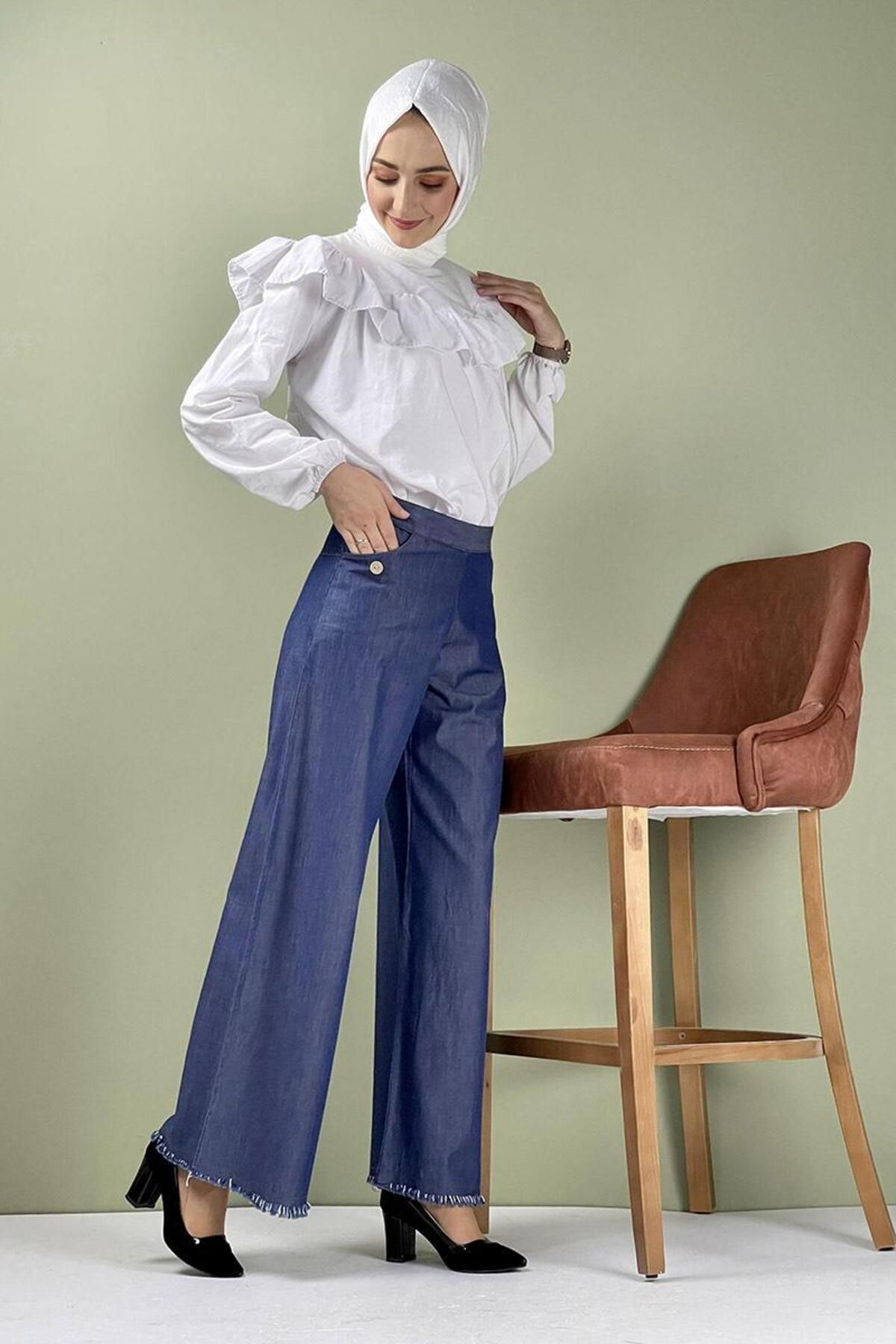 LLOHA Moda Çizgi Pantolon