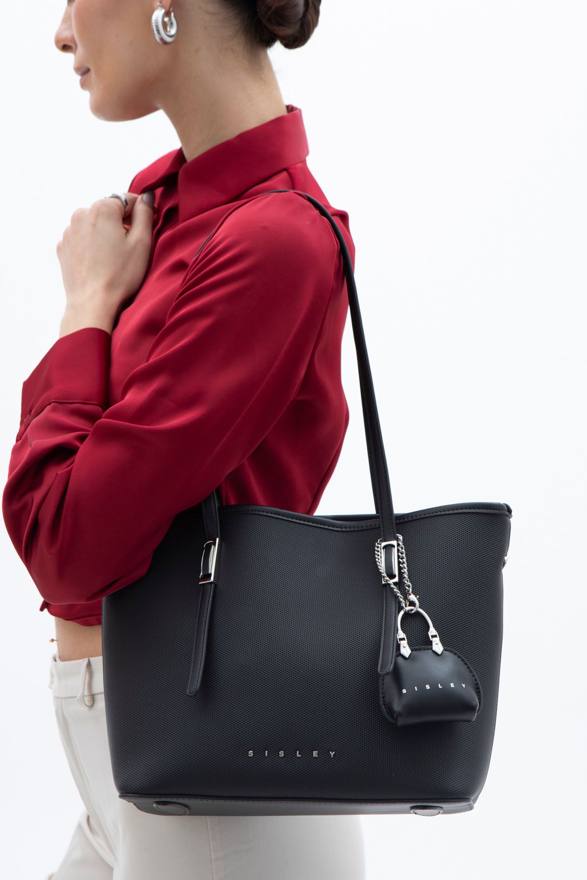 Sisley SİSLEY KADIN KOL ÇANTASI SLY_148 STD Siyah
