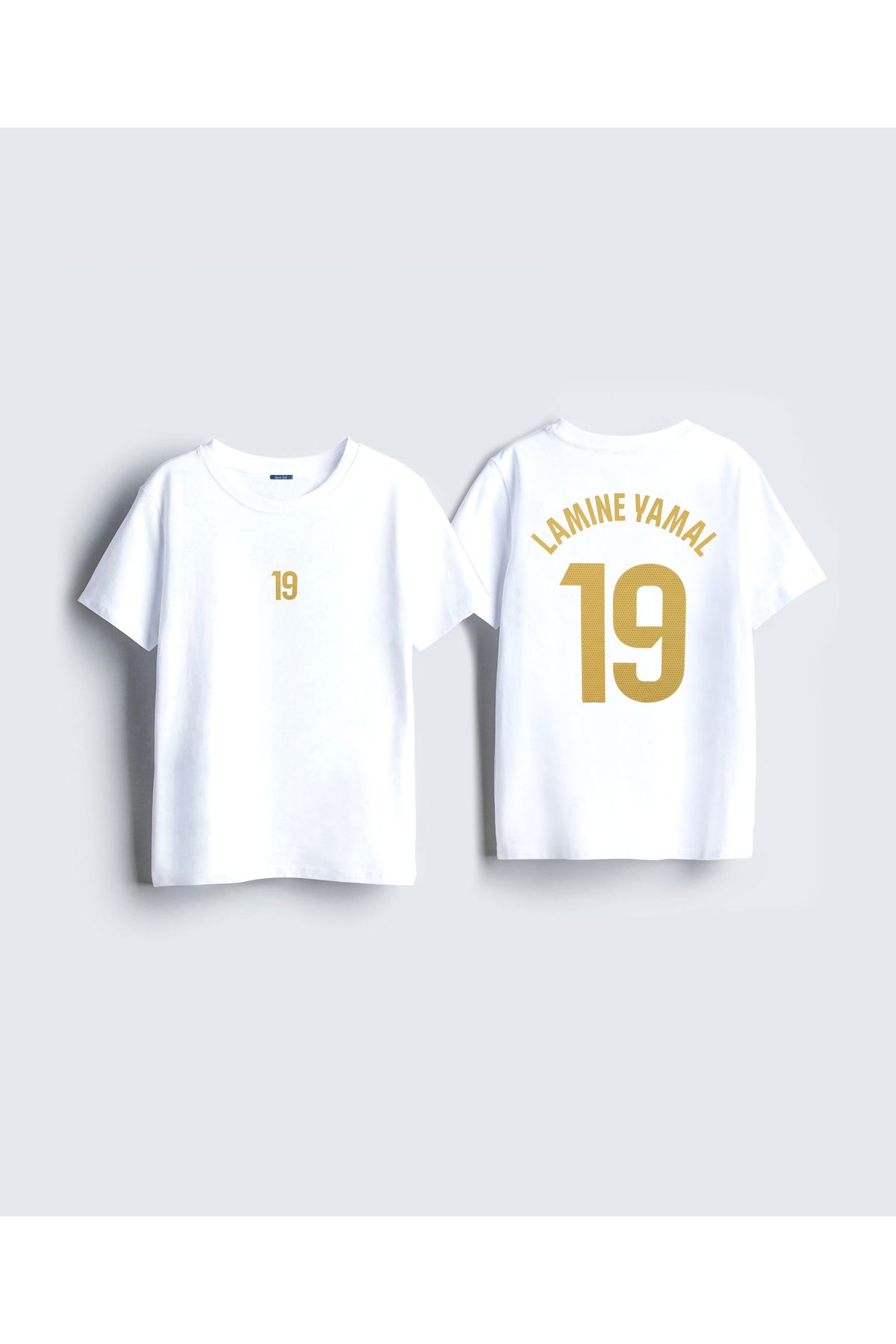 Darkia Futbolcu Lamine Yamal Forma Tasarım Baskılı Özel Tasarım Pamuklu Unisex Tişört