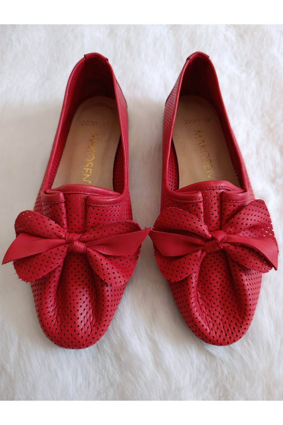 Ay Shoes Kadın Deri 34-42 Numara Babet