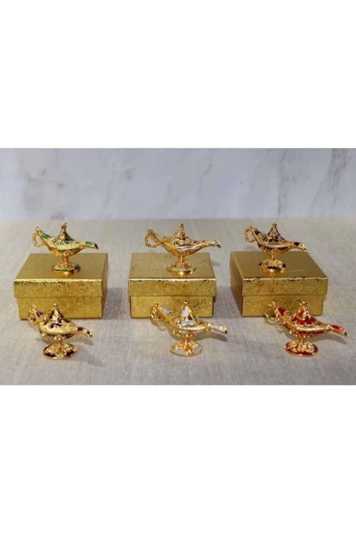 PRATİKOBA Mineli Metal Alaaddin Lambası Model 2
