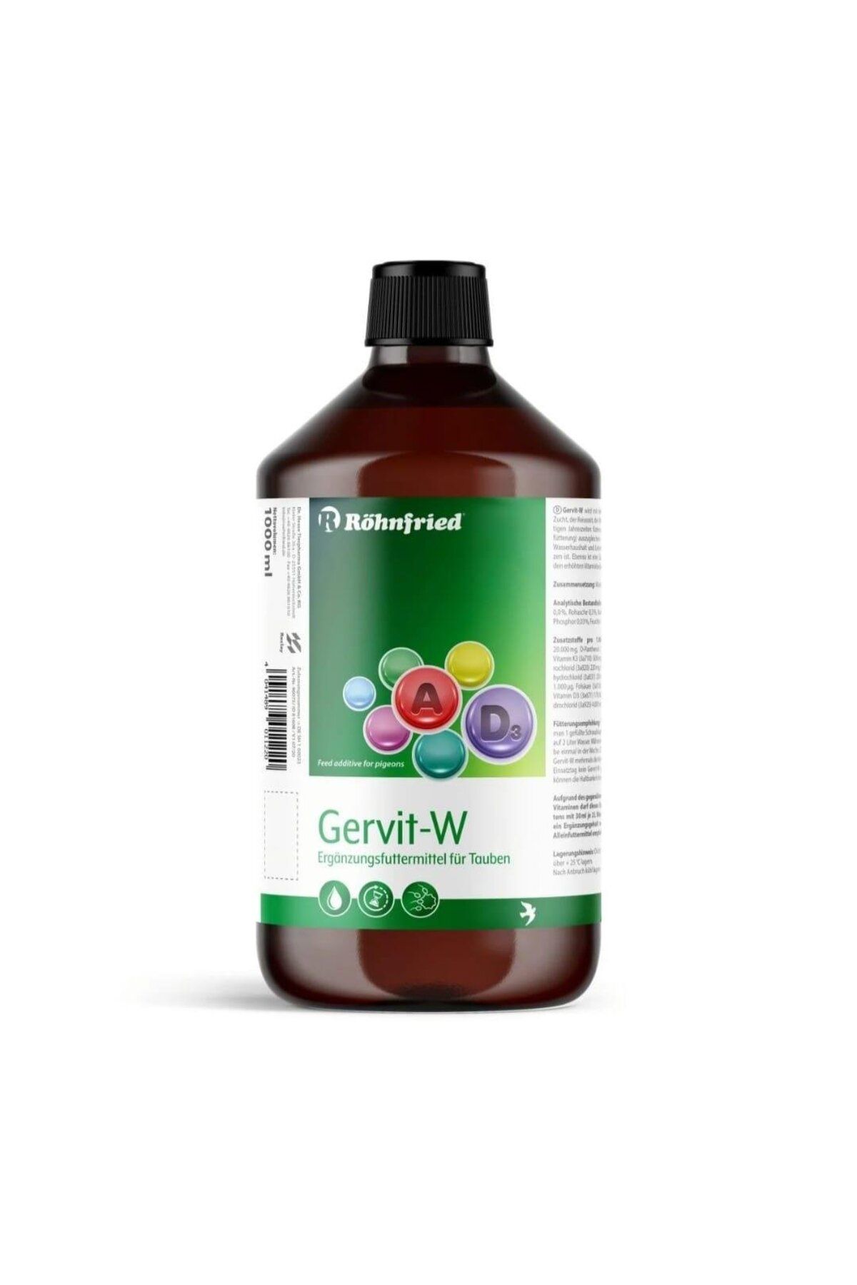 Röhnfried Gervit-W MultiVitamin Takviyesi 15 ml. ( ÜRÜNDEN BÖLÜNMÜŞ)