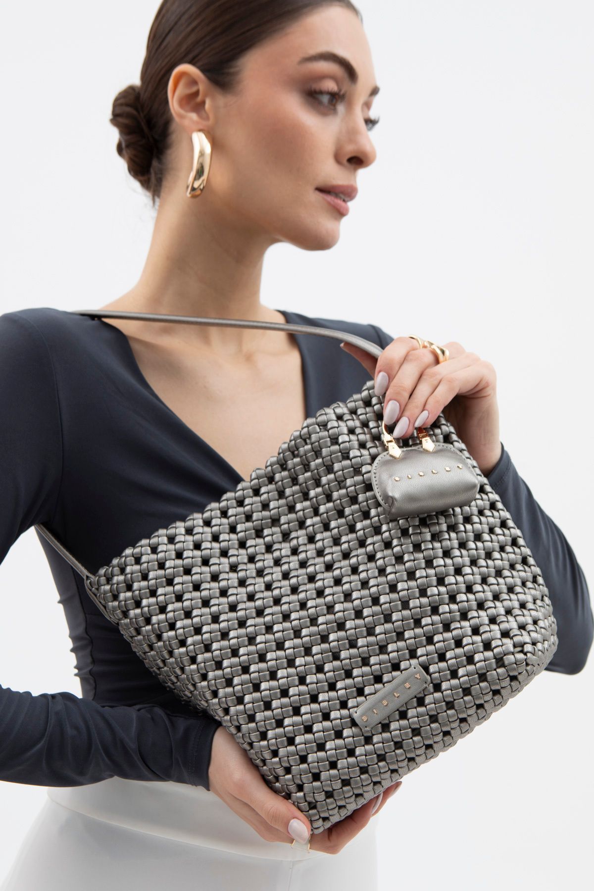 Sisley SİSLEY KADIN KOL ÇANTASI SLY_222 STD Platin