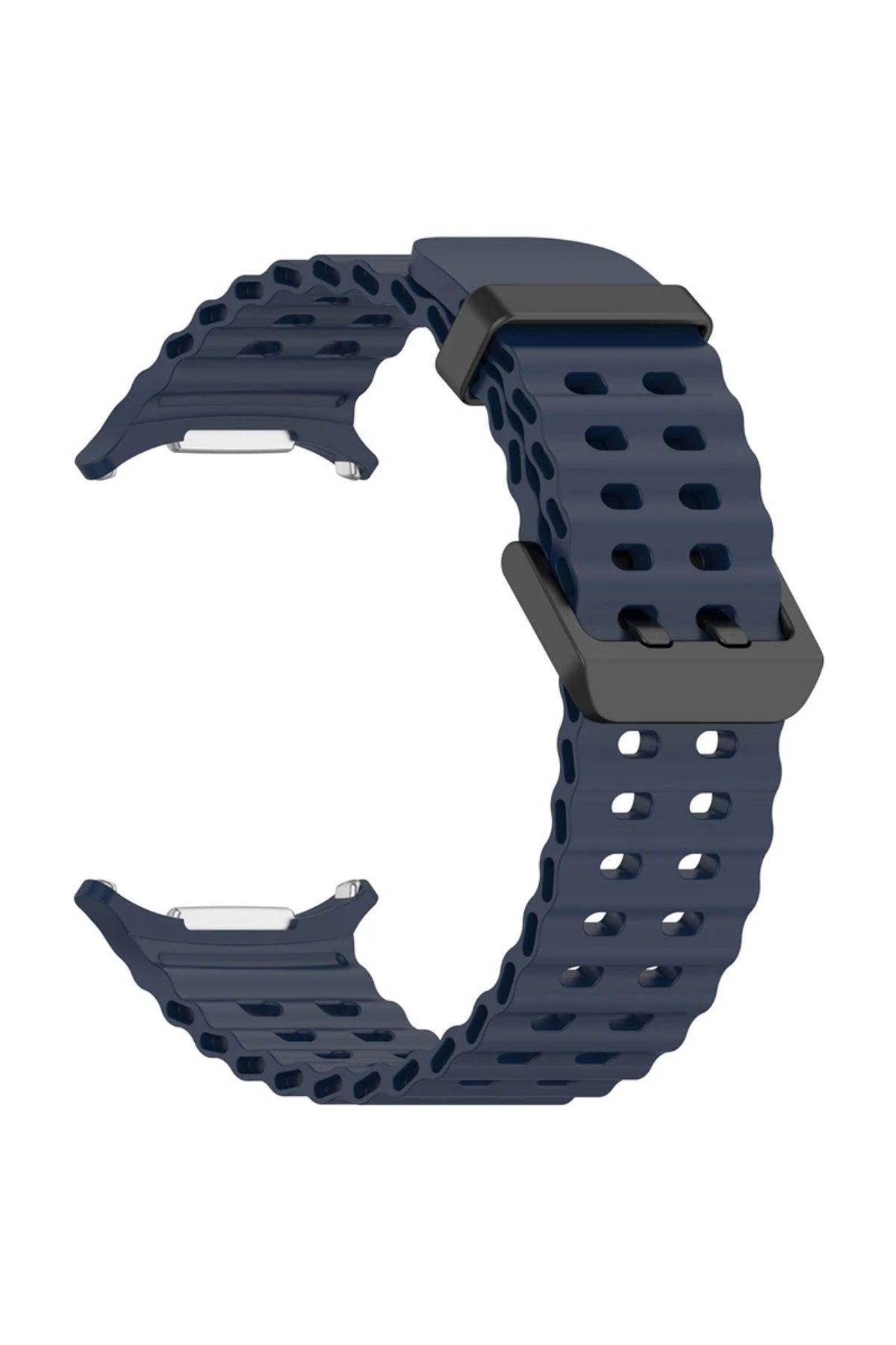 Dmay Samsung Galaxy Watch Ultra (47MM) Uyumlu Delikli Tokalı Silikon Kordon