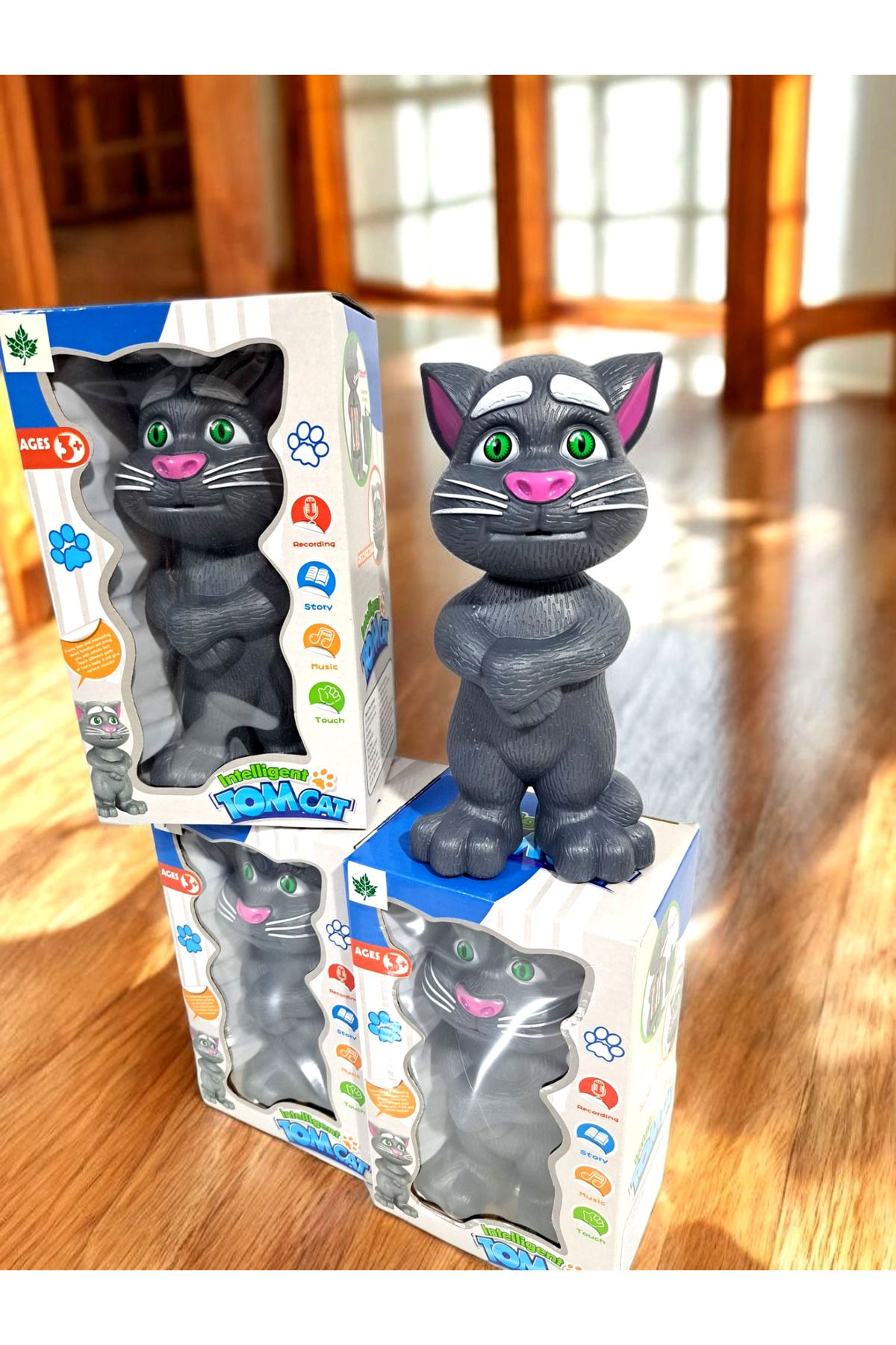 ALYTOYS OyuncakTomcat RECORDİNG Müzikli Hikaye Söylediklerinizi Tekrar Eder Eğlenceli Sesli Oyuncak 13x21cm