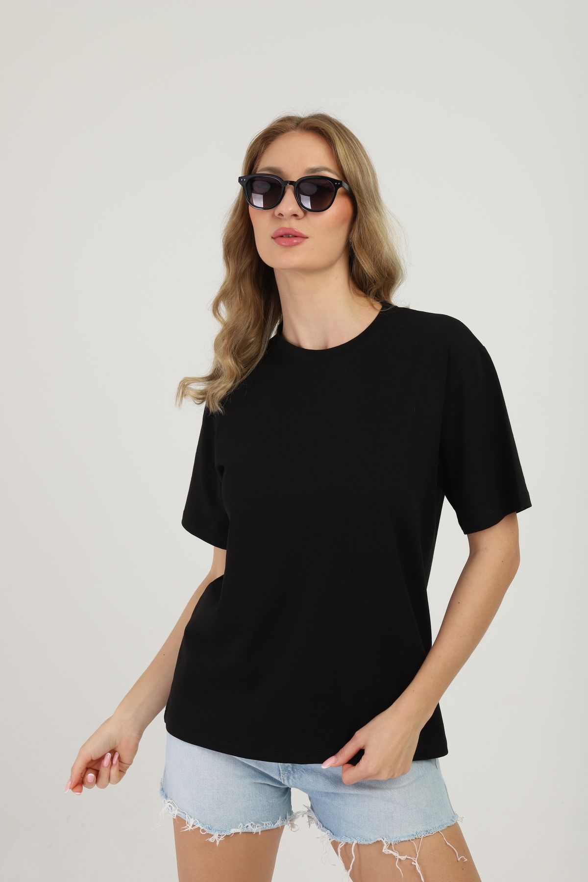 onetwothree One Two Three Kadın T-shirt %95 Koton %5 Elestan