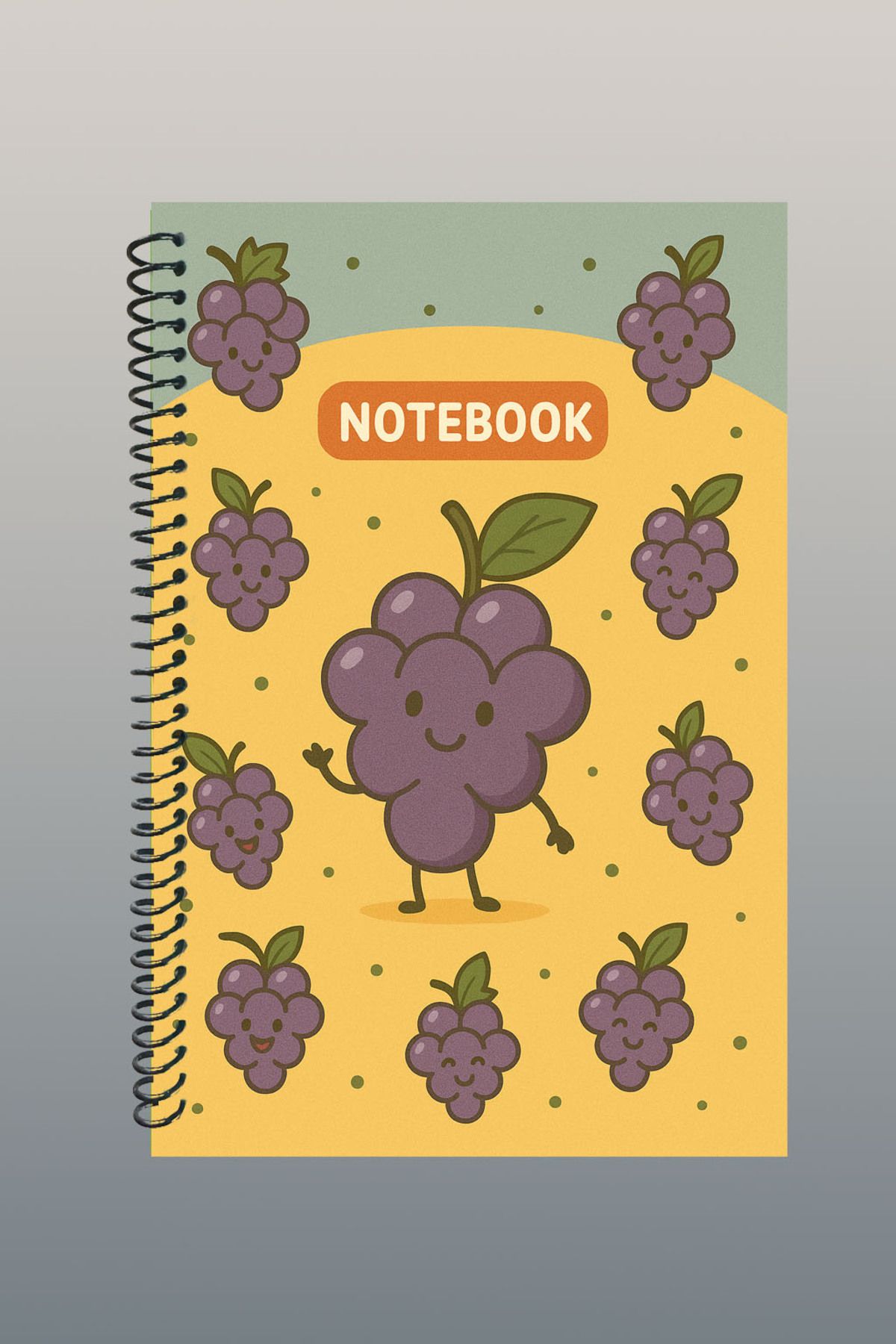 Notique Sevimli Meyveler A5 Kareli Defter