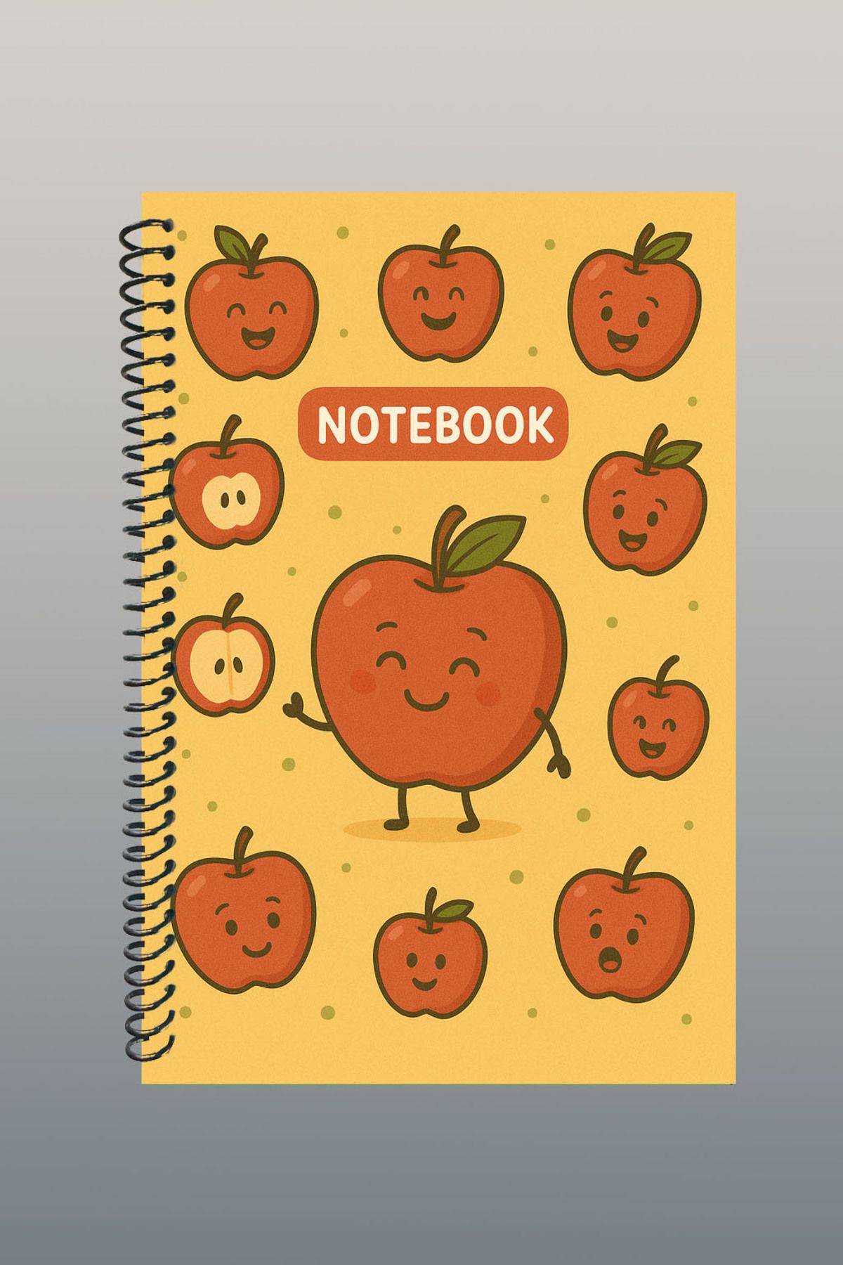 Notique Sevimli Meyveler A5 Kareli Defter