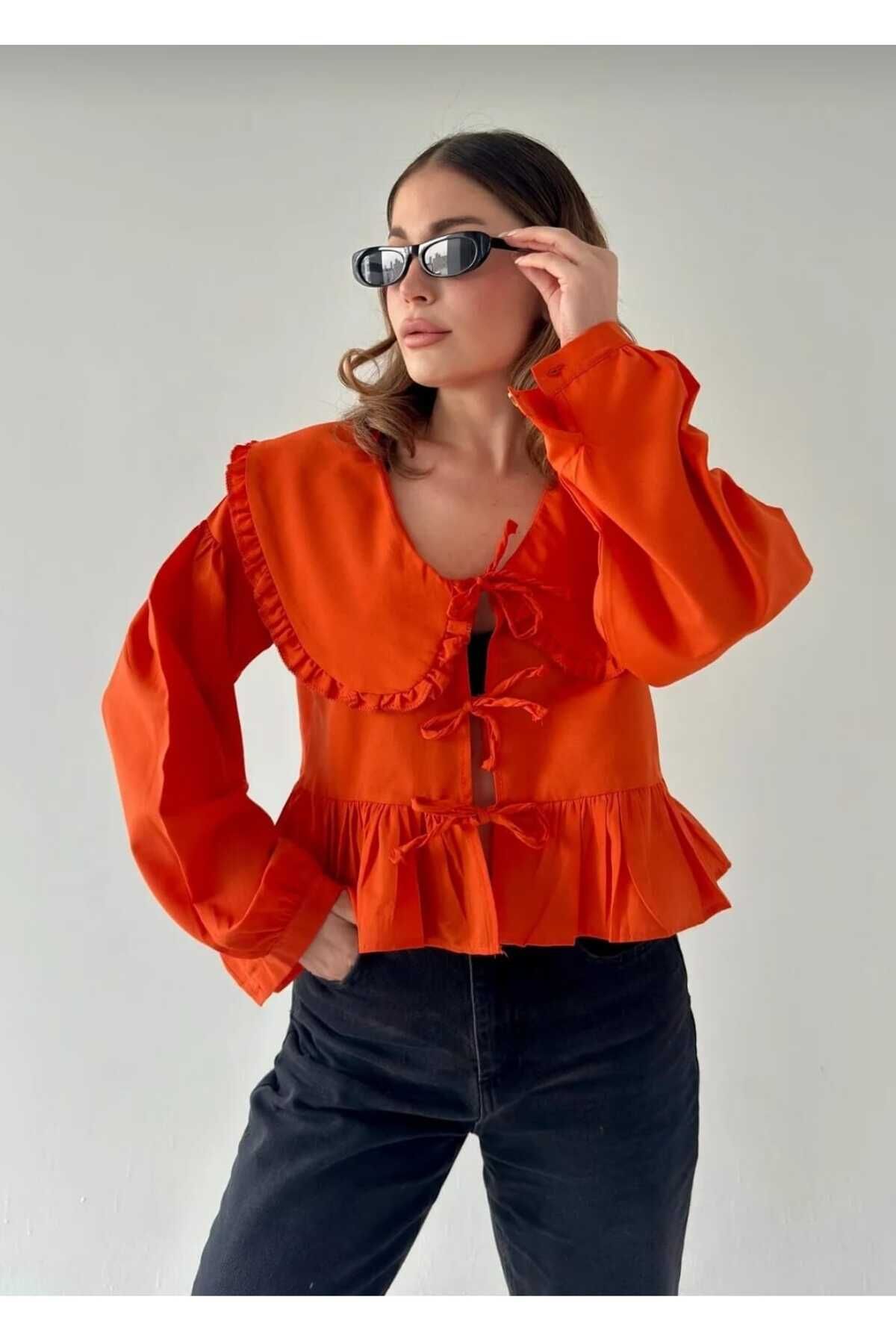 blackbonds basic Bebe Yaka Önden Bağlamalı Pinterest Gömlek
