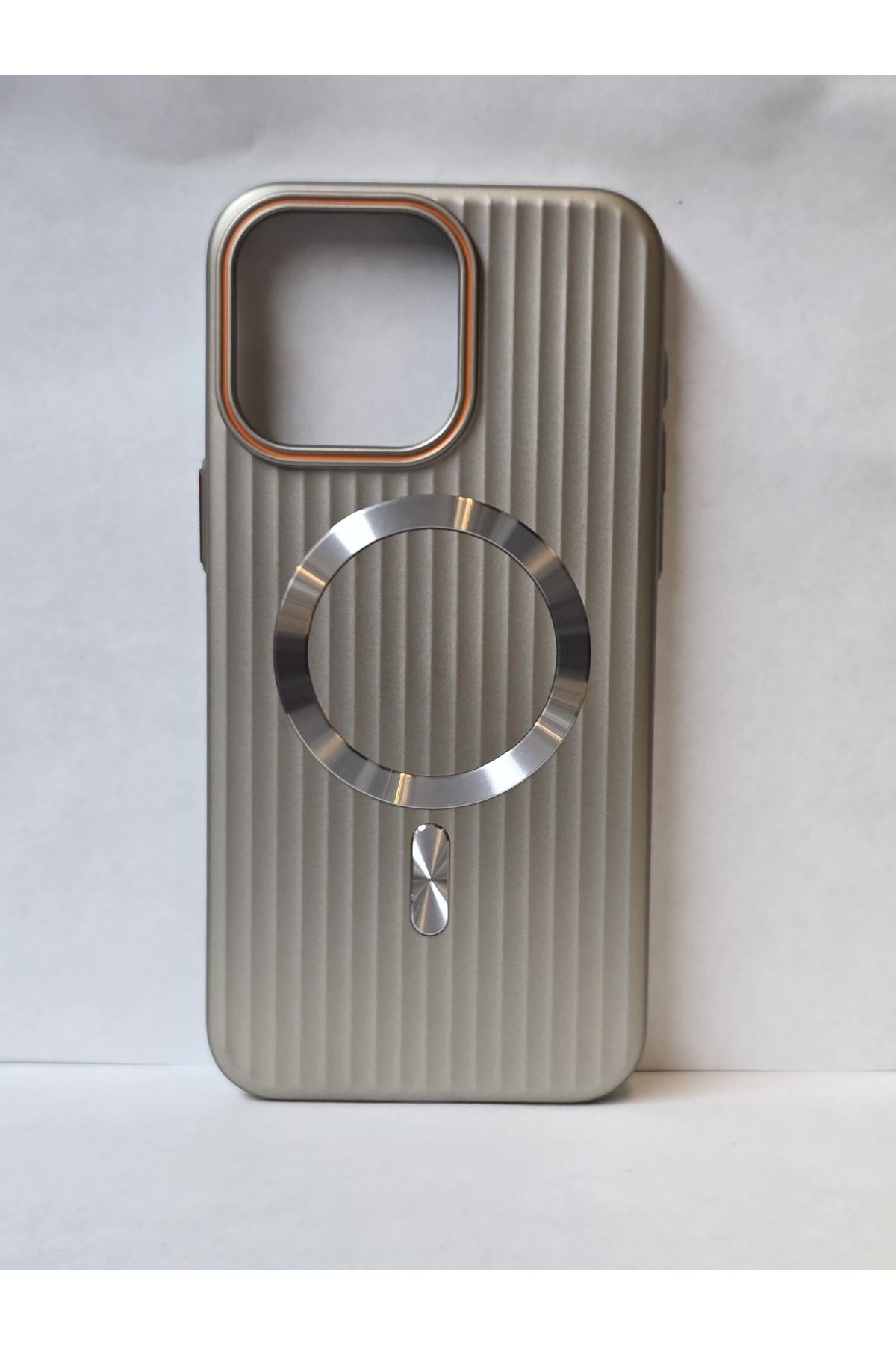 FATÖZ ACCESSORY iPhone 14 Pro Max Uyumlu Dikey Çizgili MagSafe Kılıf