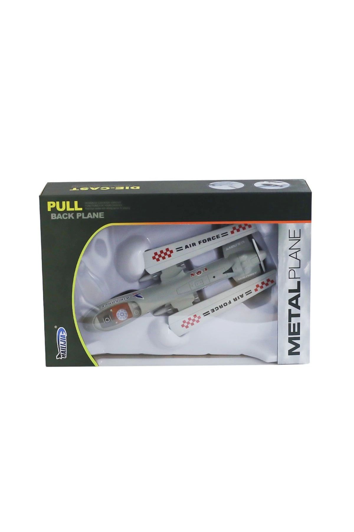 PolarBear Lab Hw777-19b Metal Çek Bırak Uçak -canem Oyuncak