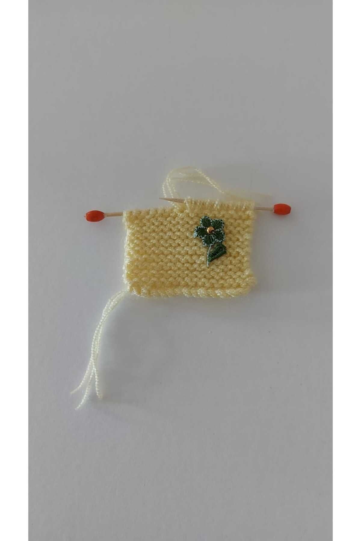 GiftlandCollection GiftLand Sarı El Örgüsü Minyatür Magnet