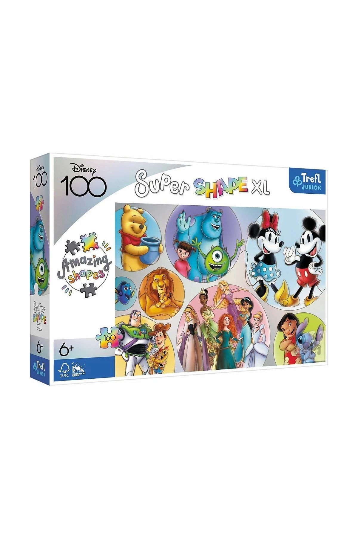 ÇAVDAR PUZZLE-50033 Disney in 160 Parça XL -Vardem