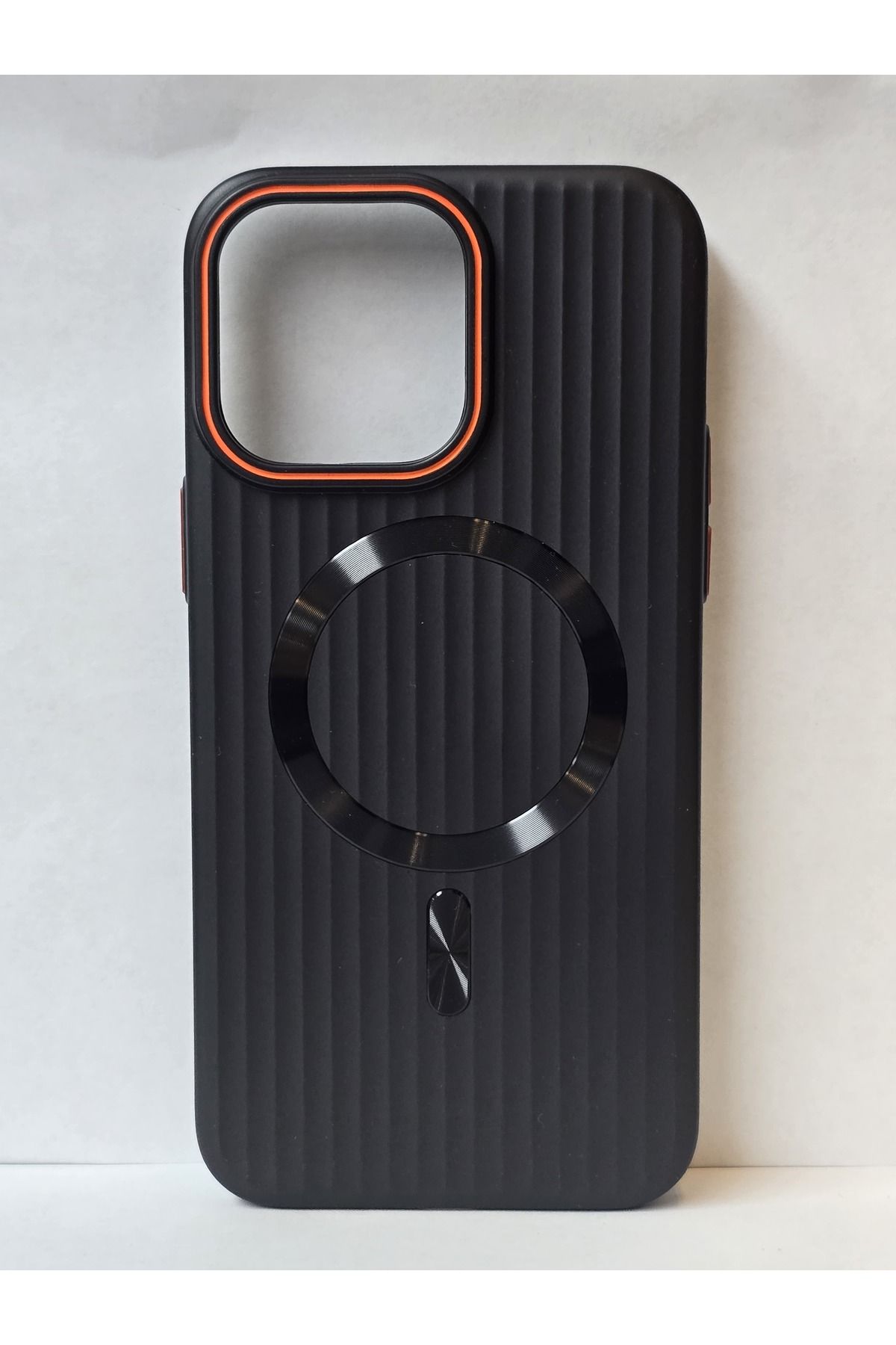 FATÖZ ACCESSORY iPhone 14 Pro Max Uyumlu Dikey Çizgili MagSafe Kılıf