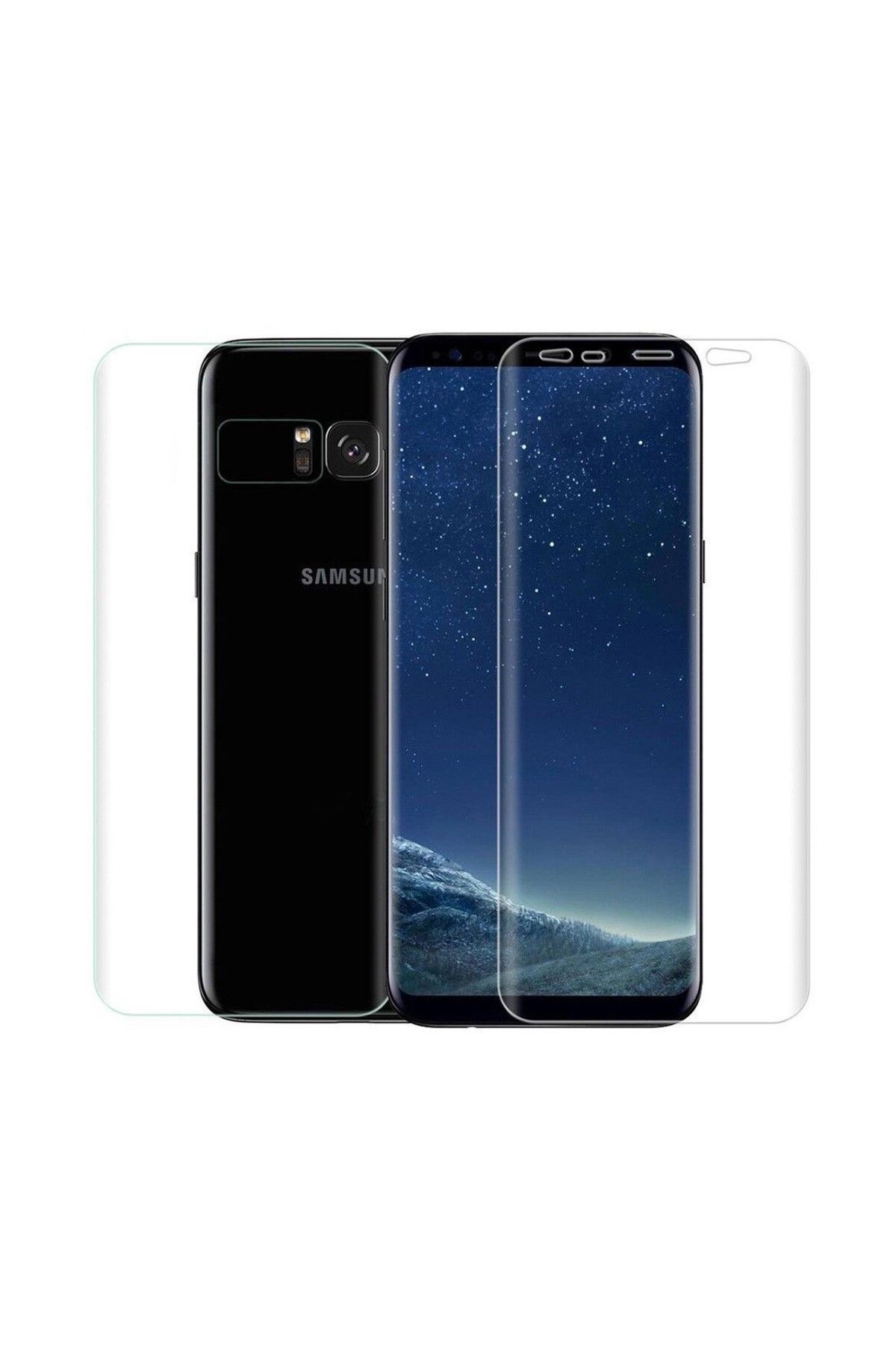 OEM Folie Plastic Samsung Galaxy S8 Plus Fata-spate Transparent Unisex - 10