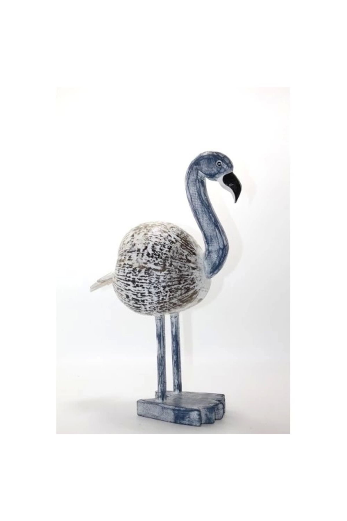 PRATİKOBA Ahşap Flamingo Figürü