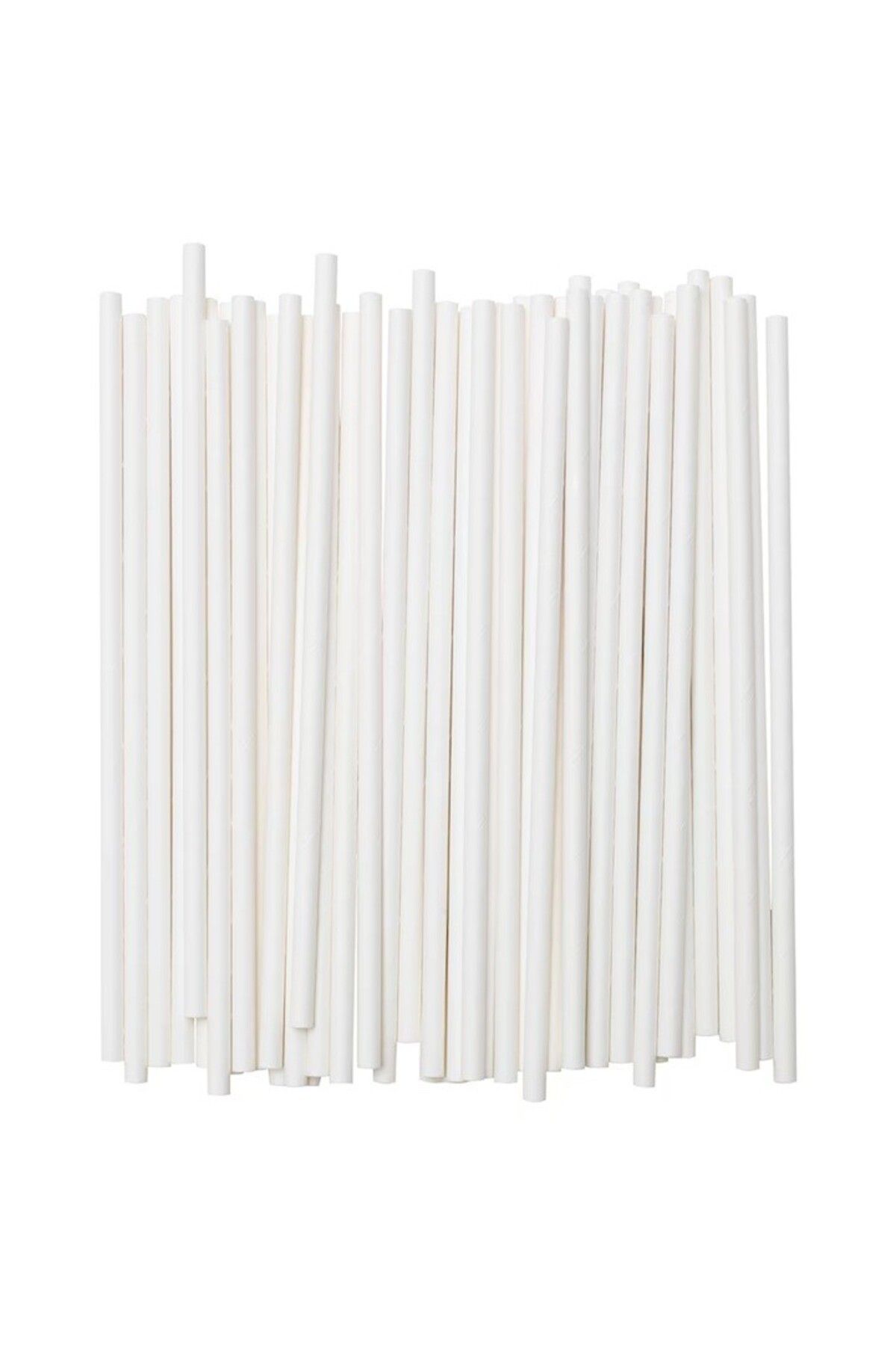 OEM Set 100 Paie, Din Hartie, 20 Cm, Model Uni, Alb Unisex - 10