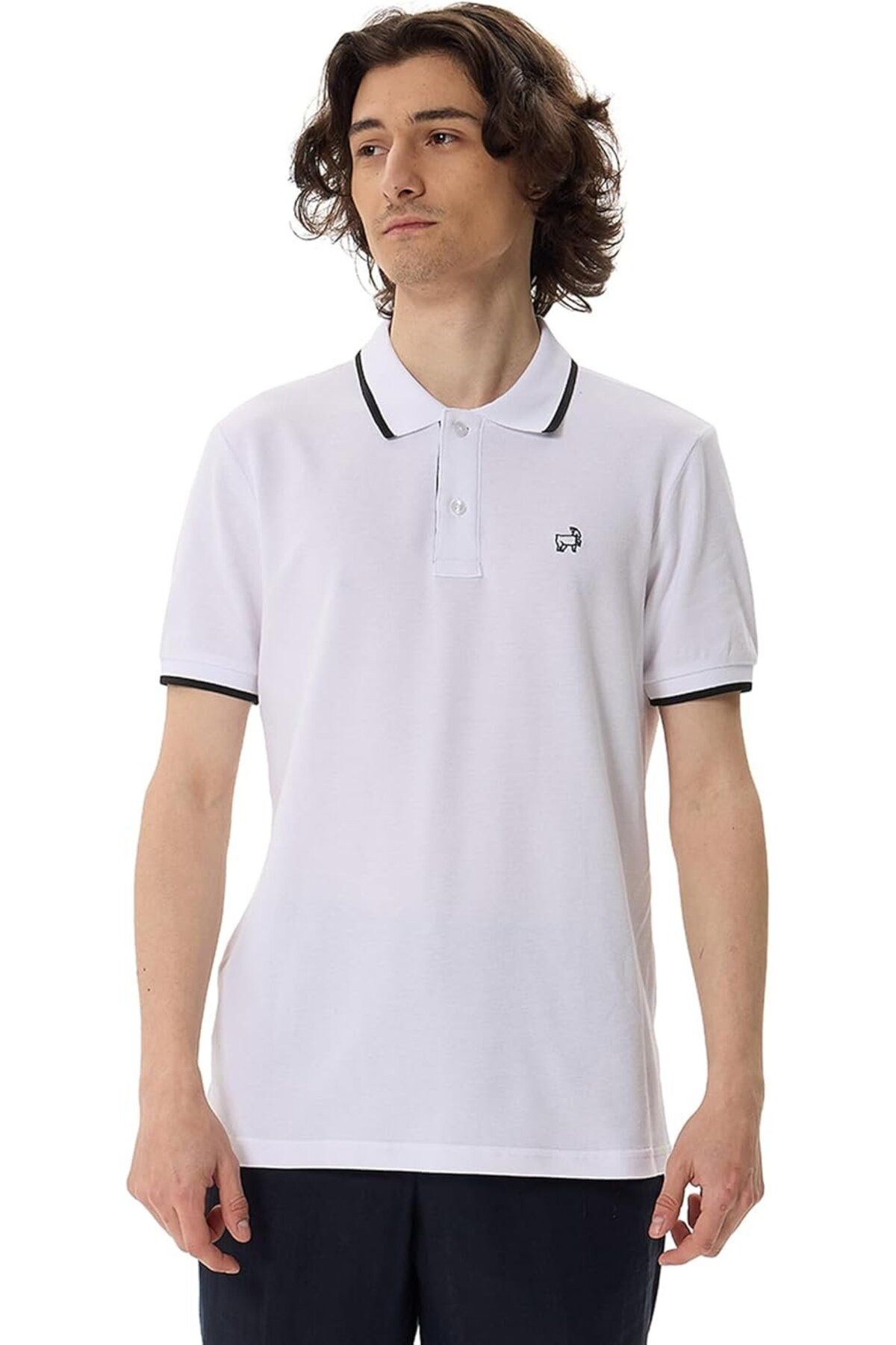 ANTHONY JACKSON Premium Erkek Polo Yaka Tişört Morelli