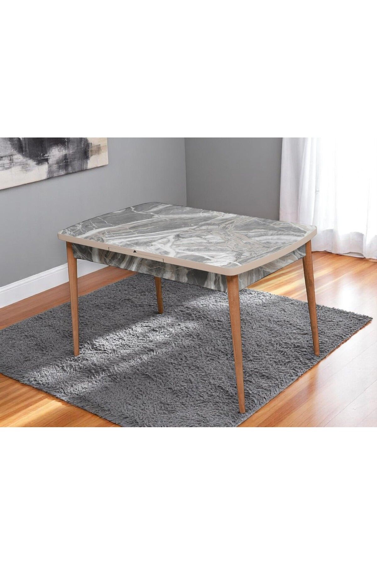 JoyMassa KUDÜM 80 X130 AÇILABİLİR MUTFAK MASASI