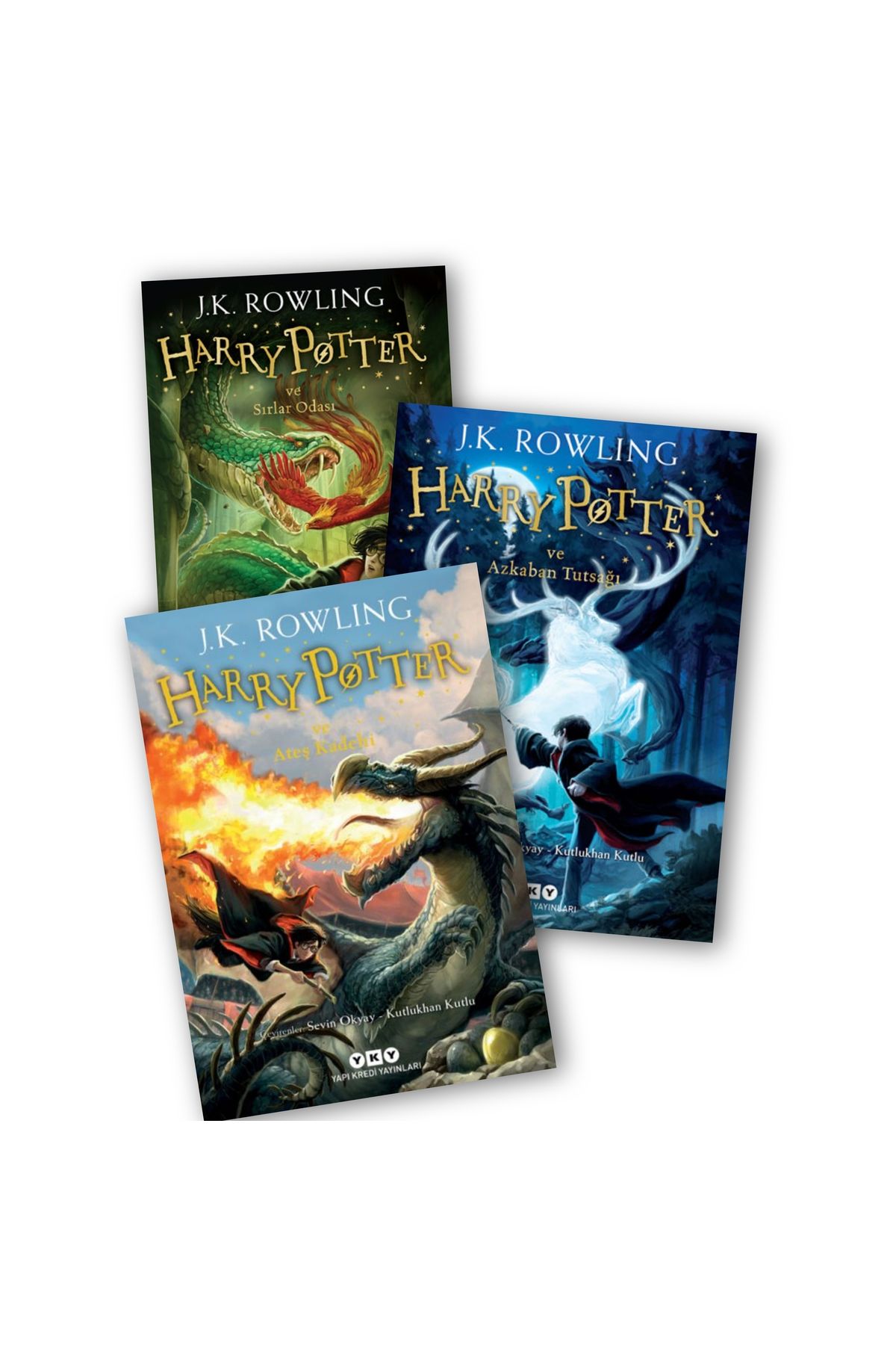 Yapı Kredi Yayınları Harry Potter Sırlar Odası - Azkaban Tutsağı - Ateş Kadehi 3 lü Set J.K. Rowling