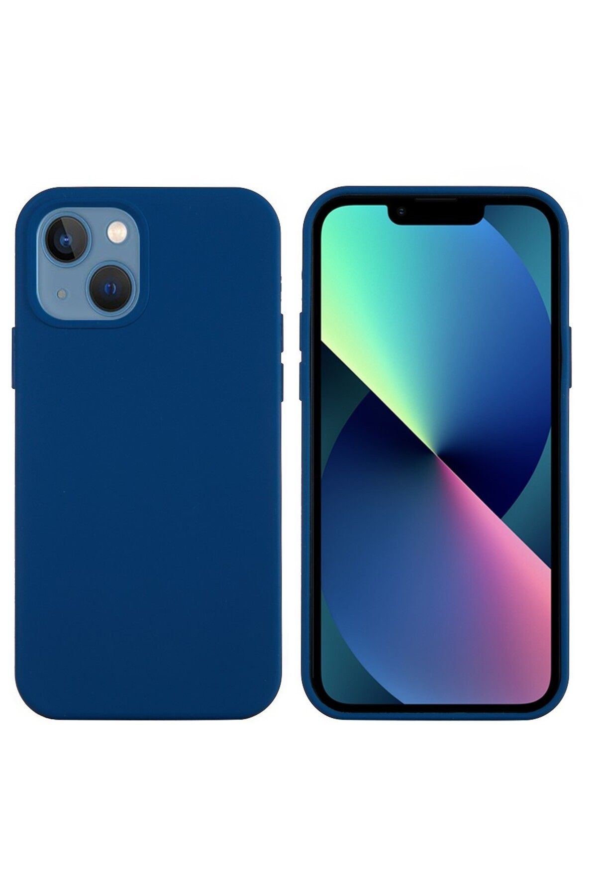 OEM Husa Protectie Compatibila Cu Samsung A51 Liquid Silicone Case Albastru Inchis Unisex - 10
