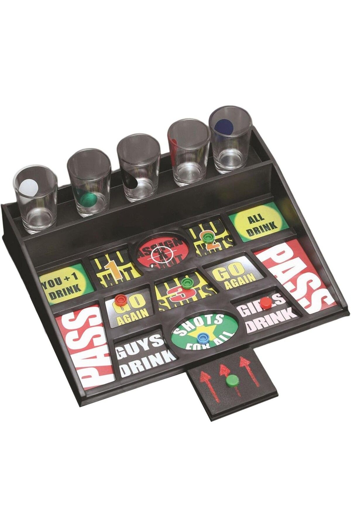 OEM Joc De Baut Cu Banuti Pahare De Shot Din Sticla Incluse, Distractiv Si Interactiv, 2 Unisex - 10