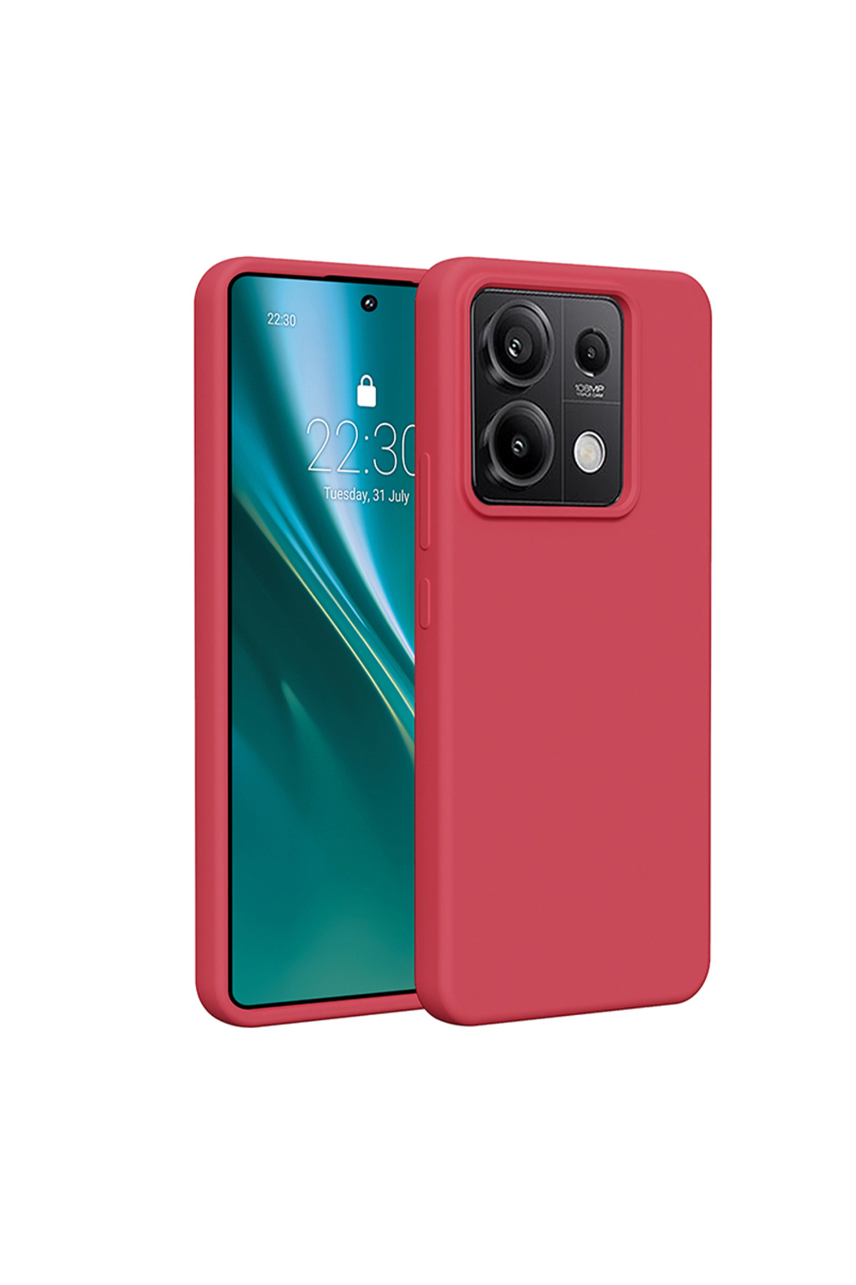 Leybaks Xiaomi Redmi Note 13 Pro 4G Uyumlu Kaymaz Dayanıklı Silikon Kılıf Case