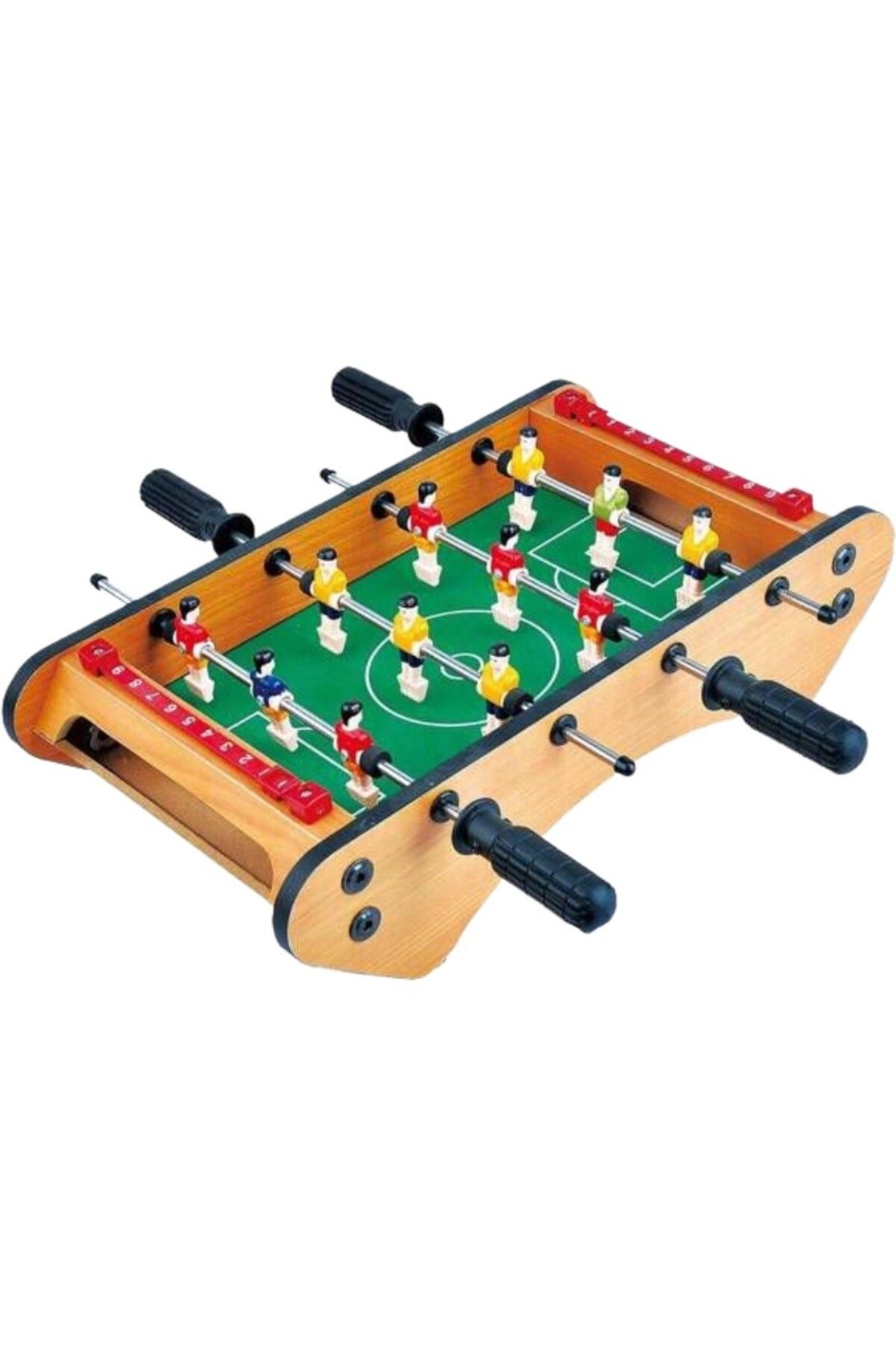 OEM Masa De Fotbal Cu Teren Si 12 Jucatori 4 Manere, Cu Tablou Pentru Scor, Din Metal, L Unisex - 10