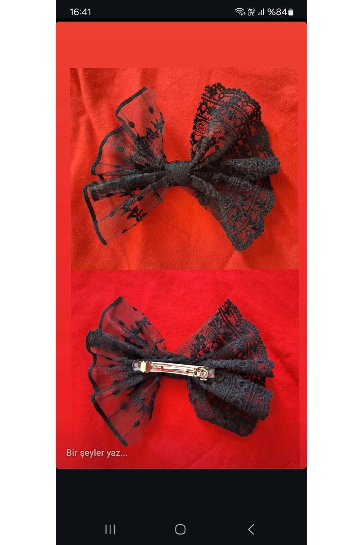 No Name Atelier Dantel Romantik Otomatik Toka