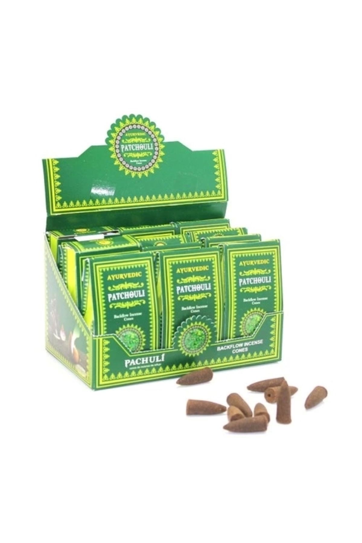 PRATİKOBA Ayurvedic Konik (Geri Akış) Tütsü Patchouli Aromalı