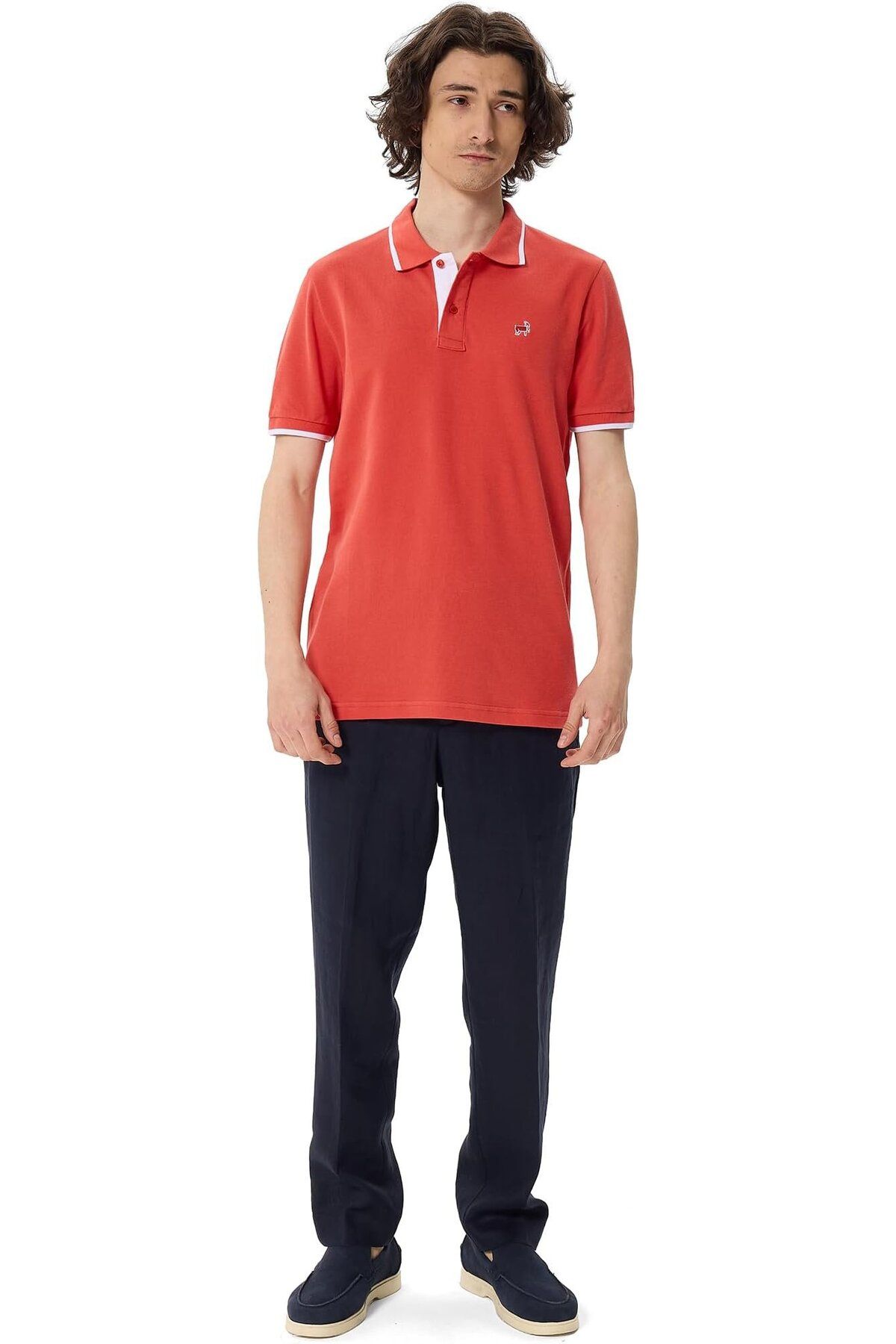 ANTHONY JACKSON Premium Erkek Polo Yaka Tişört Morelli